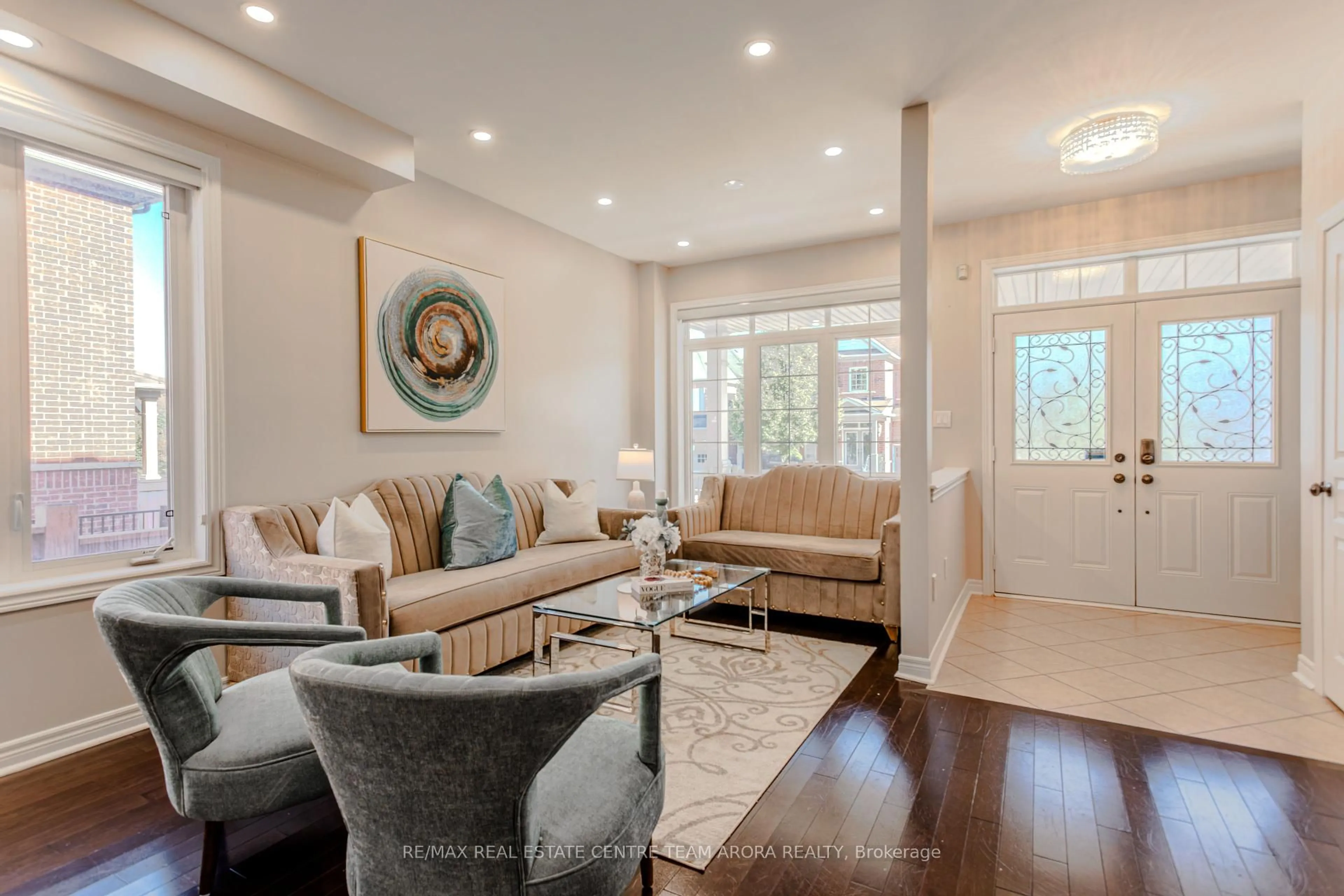 Living room with furniture, unknown for 150 Lloyd Sanderson Dr, Brampton Ontario L6Y 0Z9