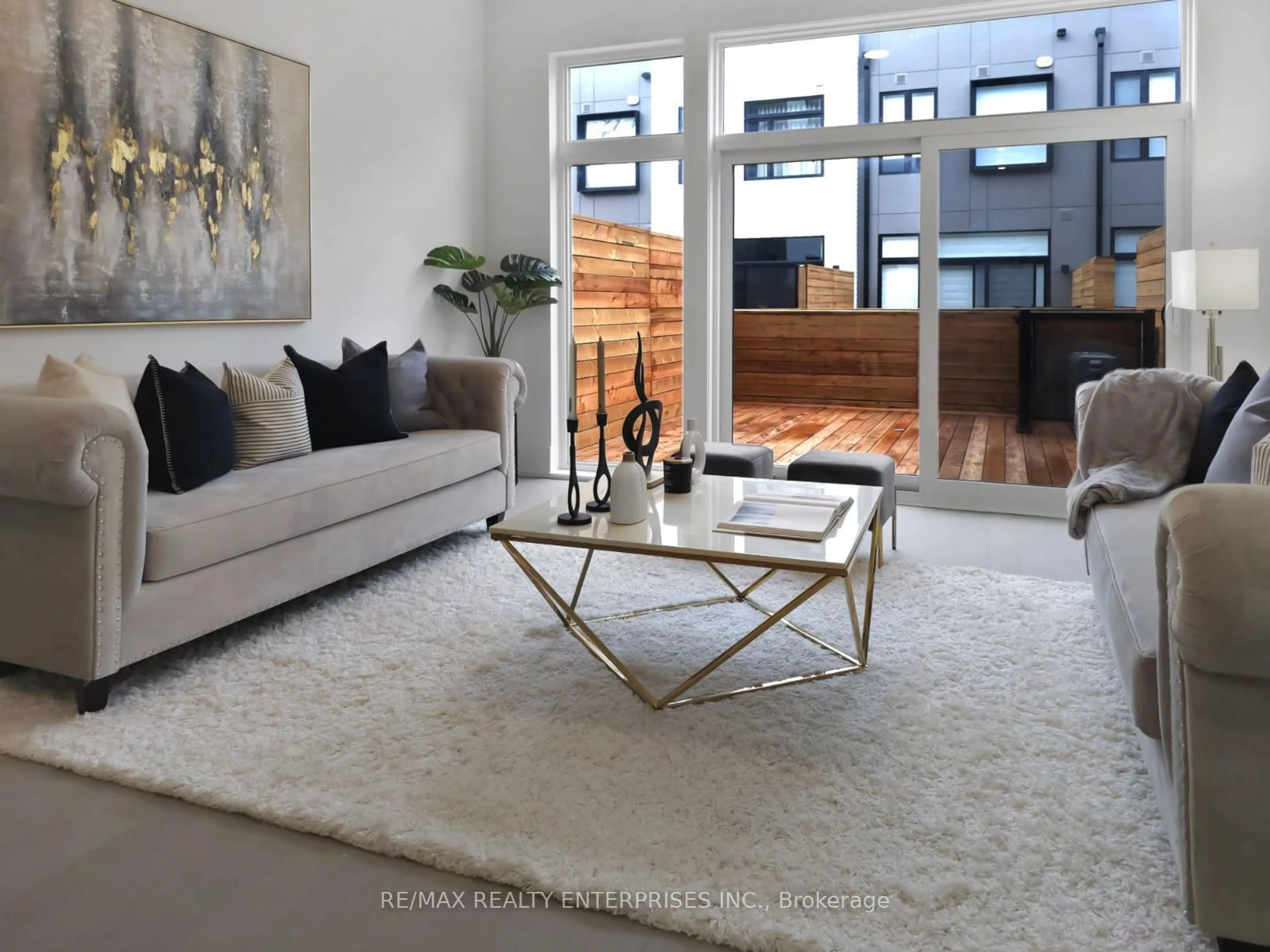Living room with furniture, unknown for 35 Lou Parsons Way #60, Mississauga Ontario L5H 0B2