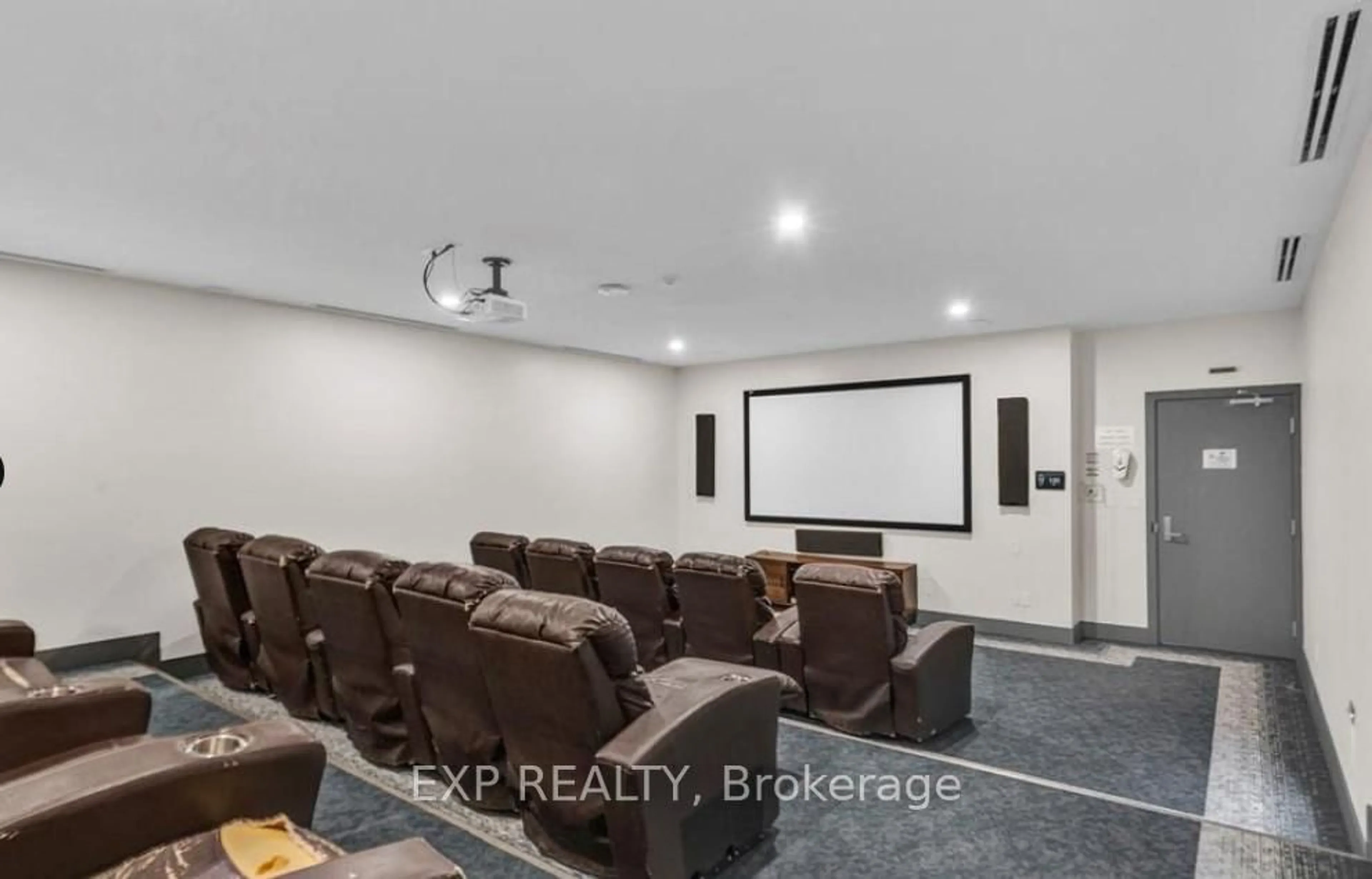 Home theater for 4099 Brickstone Mews #3105, Mississauga Ontario L5B 0G2