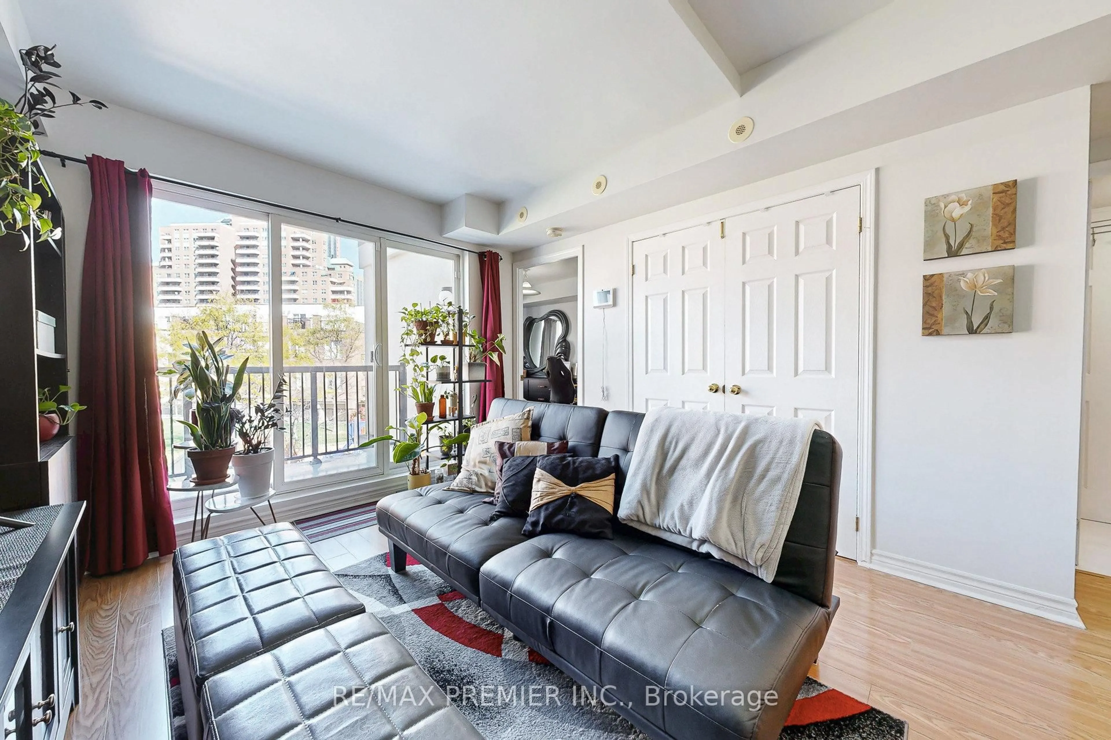 Living room with furniture, unknown for 3033 Finch Ave #2046, Toronto Ontario M9M 0A3
