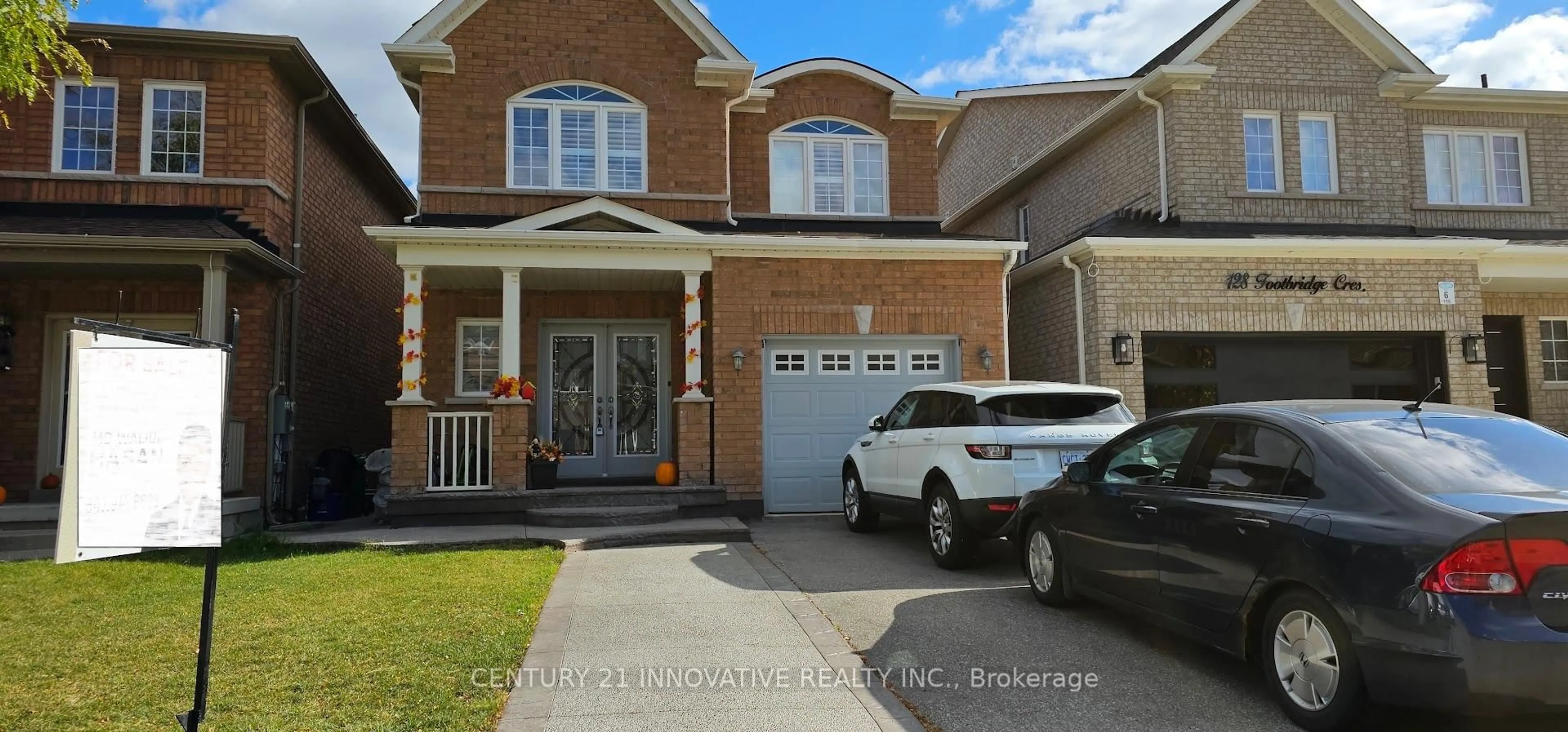 Home with brick exterior material, street for 126 Footbridge Cres, Brampton Ontario L6R 0T9