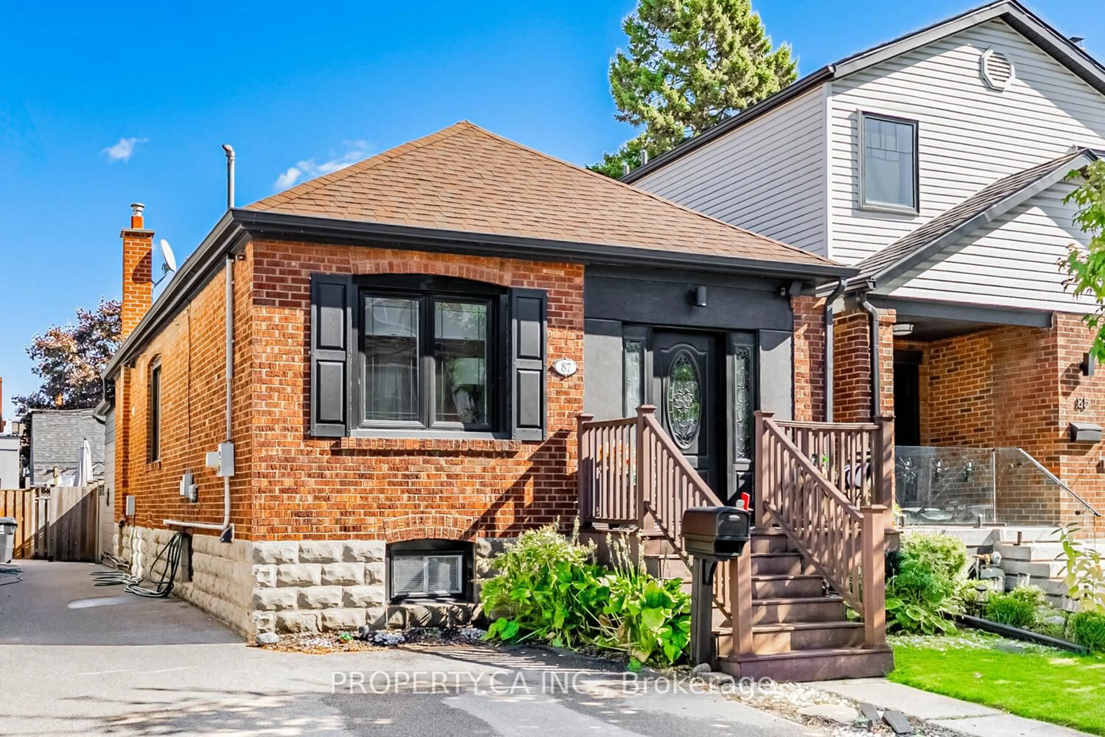 Home with brick exterior material, street for 87 Fourth St, Toronto Ontario M8V 2Y4