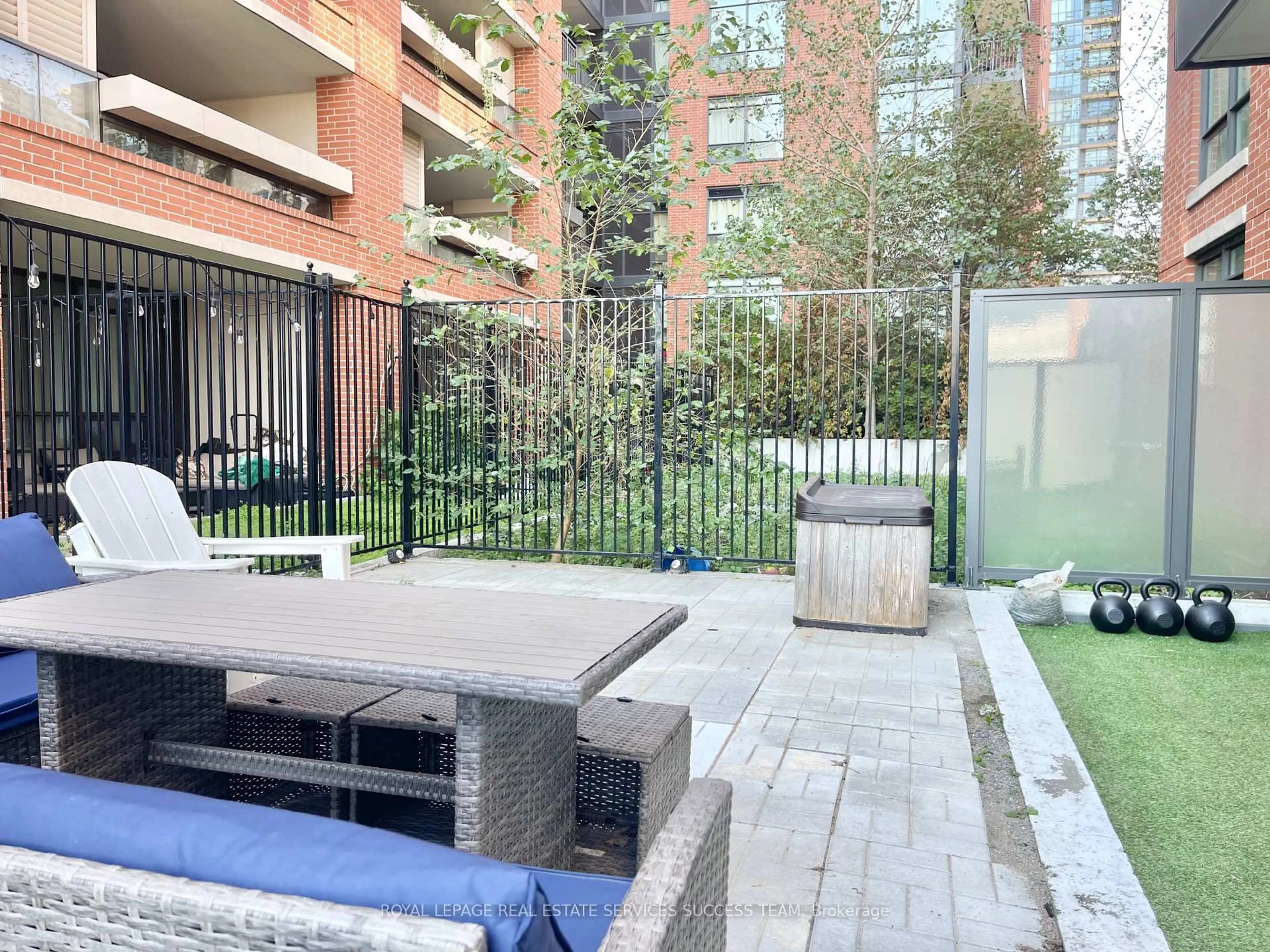 Patio, street for 36 Via Bagnato St #241, Toronto Ontario M6A 0B7