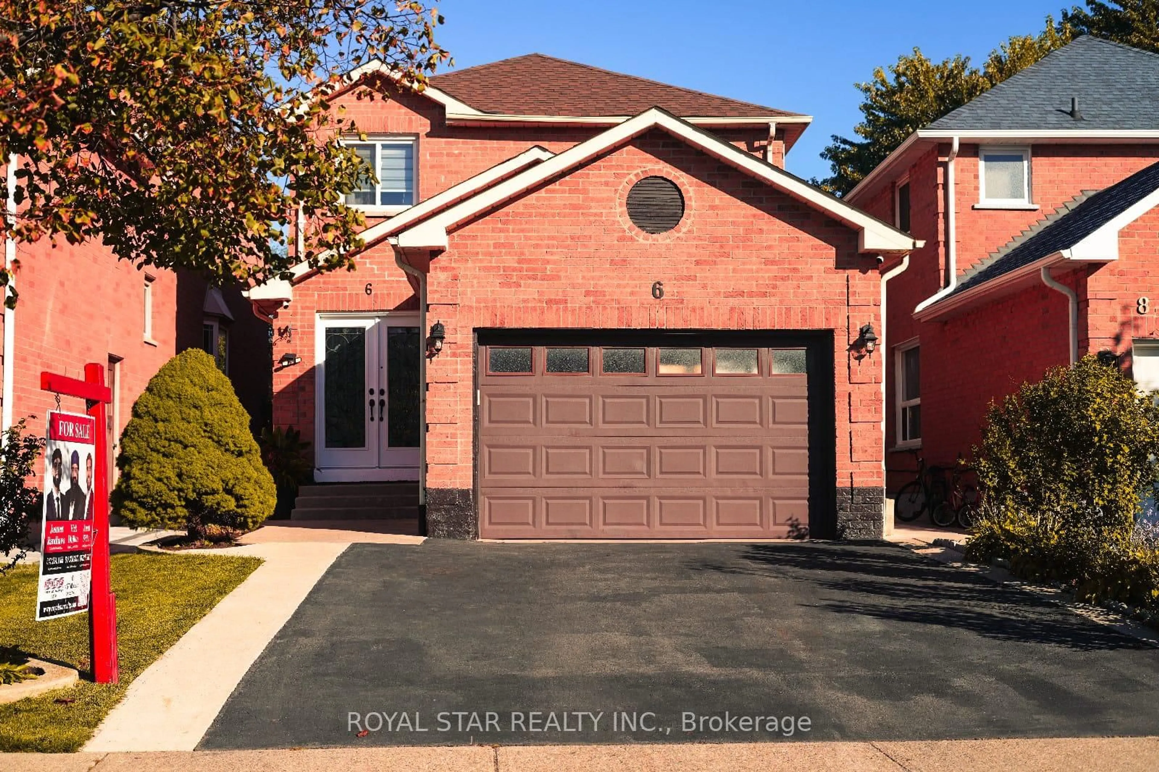 Home with brick exterior material, street for 6 Merganser Cres, Brampton Ontario L6W 4E8