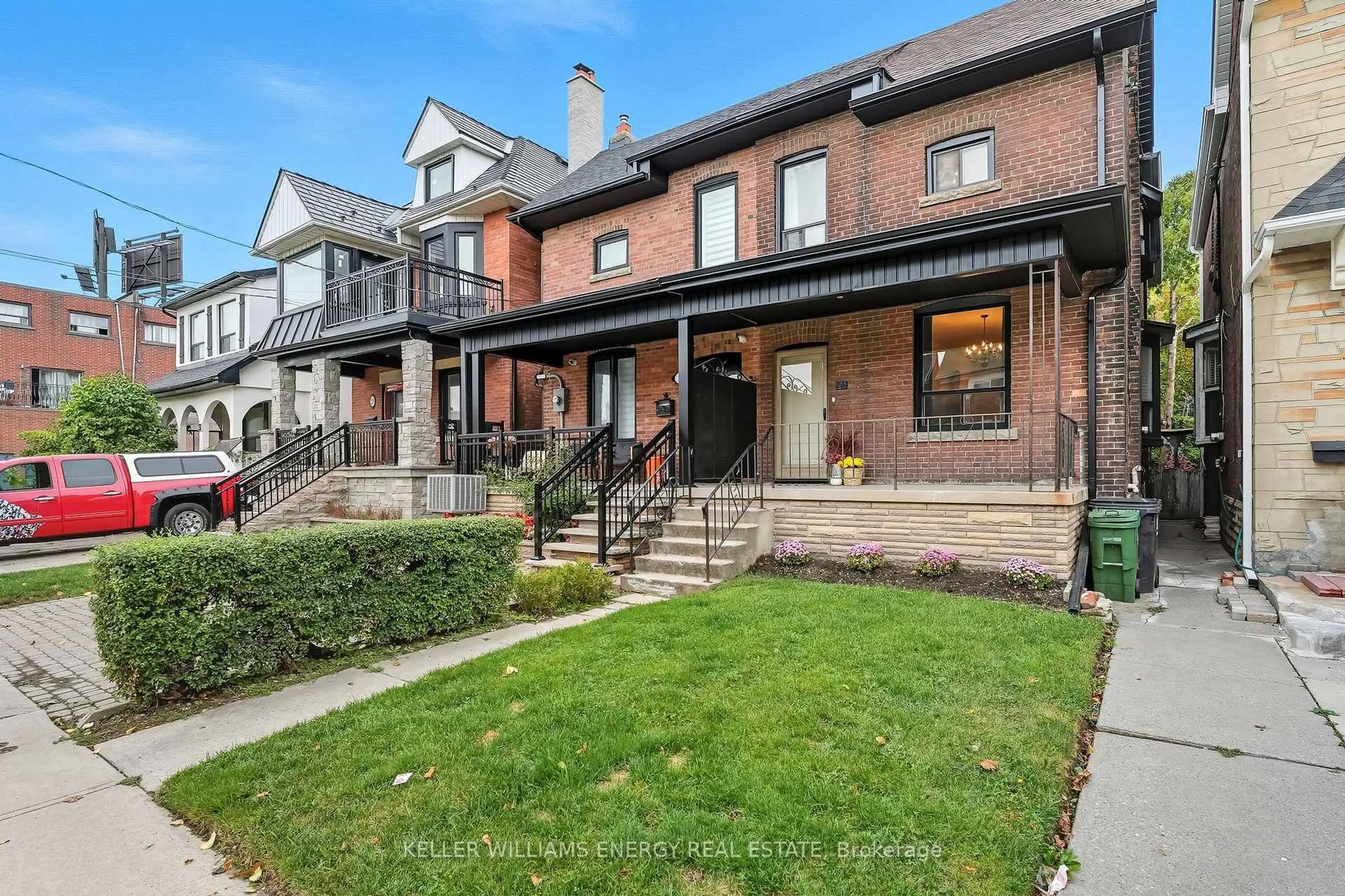 Home with brick exterior material, street for 25 Spring Grove Ave, Toronto Ontario M6N 3H2