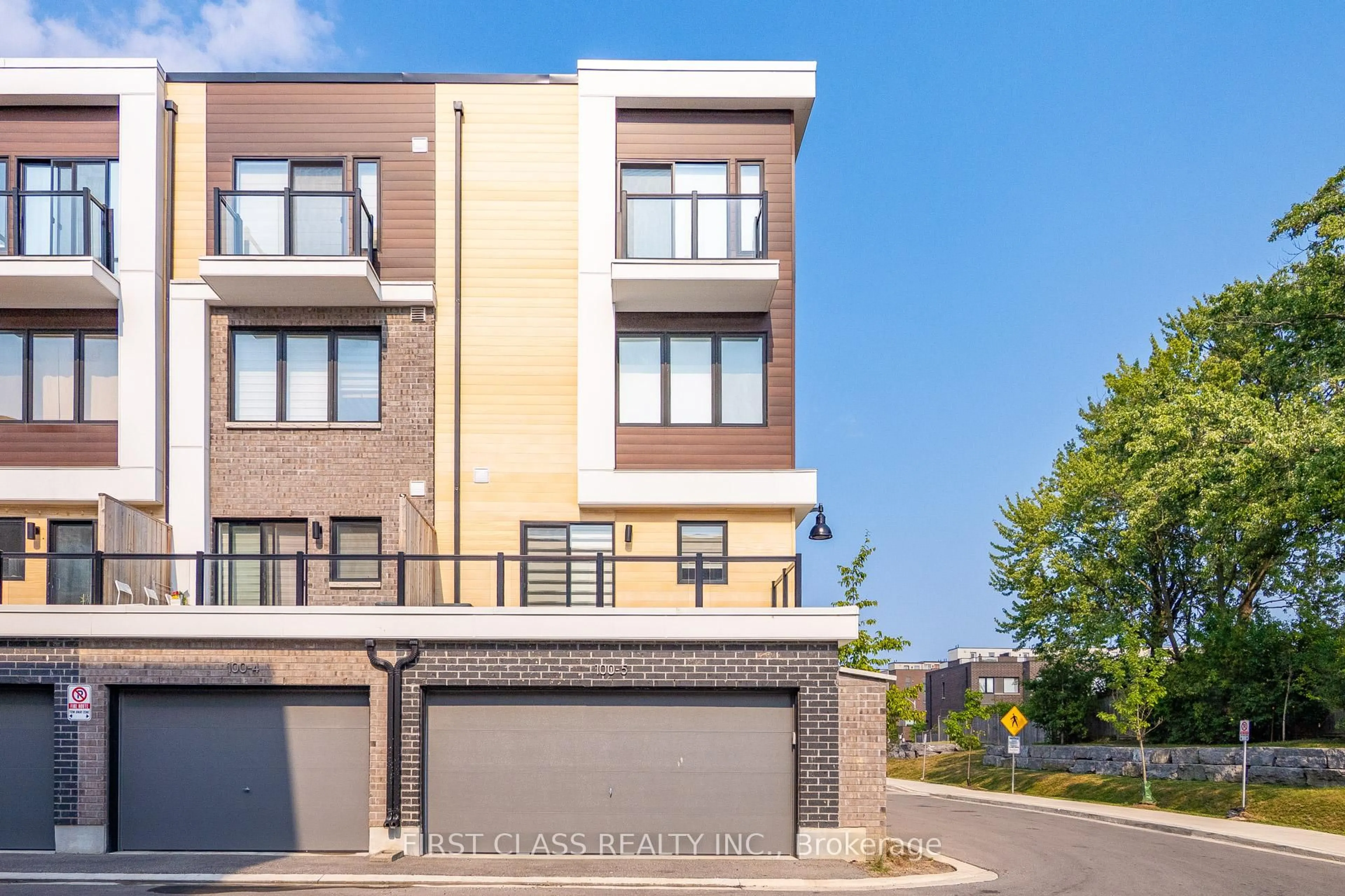 Home with brick exterior material, street for 100 Stanley Green Blvd #5, Toronto Ontario M3K 0C8