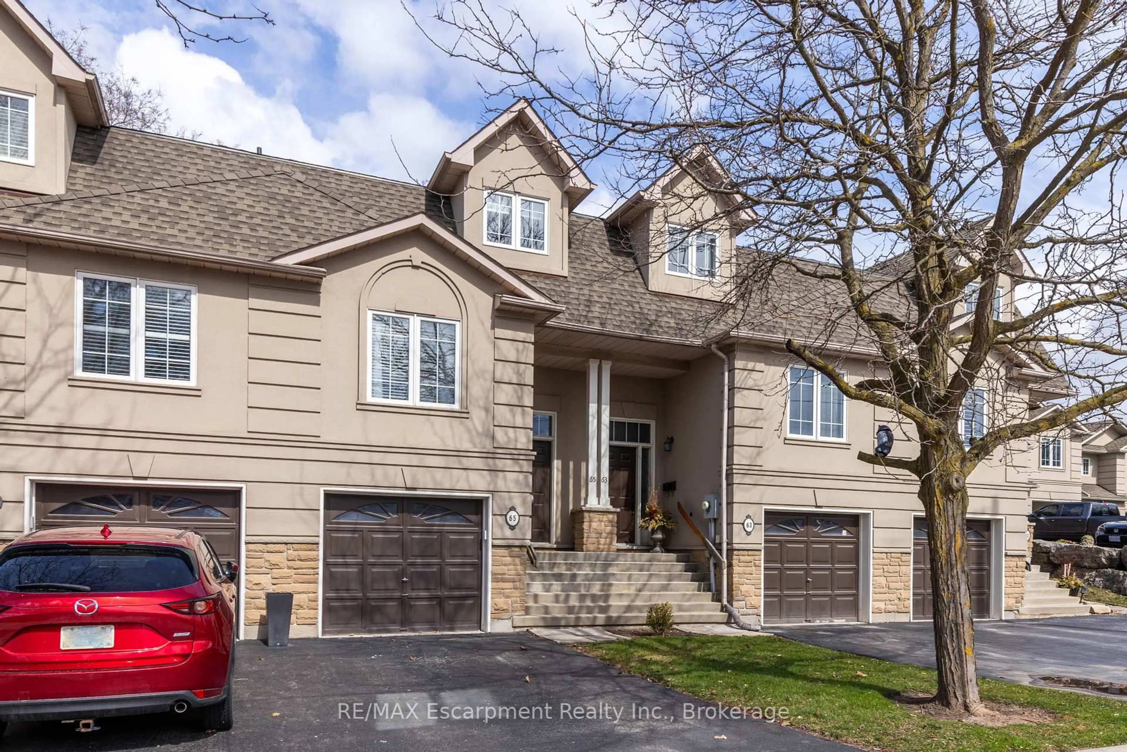 Home with brick exterior material, street for 65 FAIRWOOD Pl, Burlington Ontario L7T 1E4
