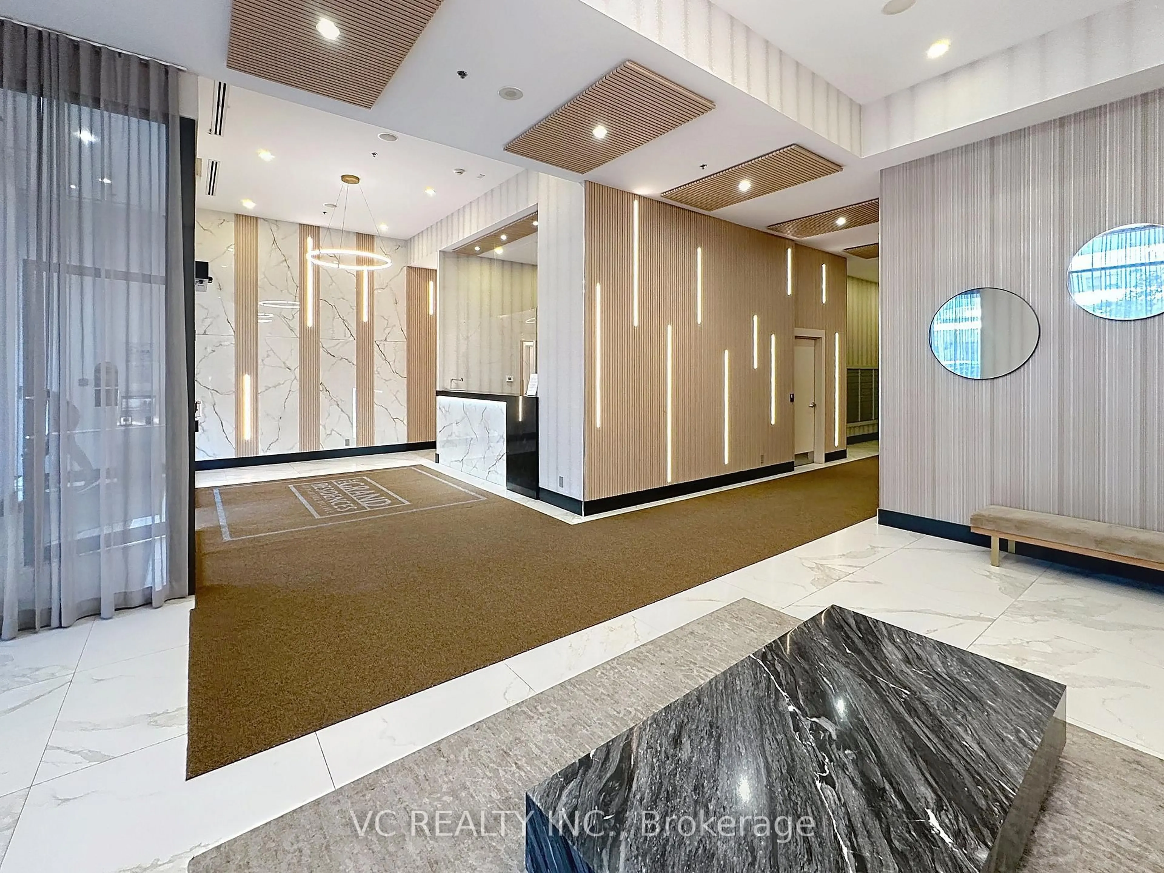Indoor foyer for 4070 Confederation Pkwy #301, Mississauga Ontario L5B 0E9