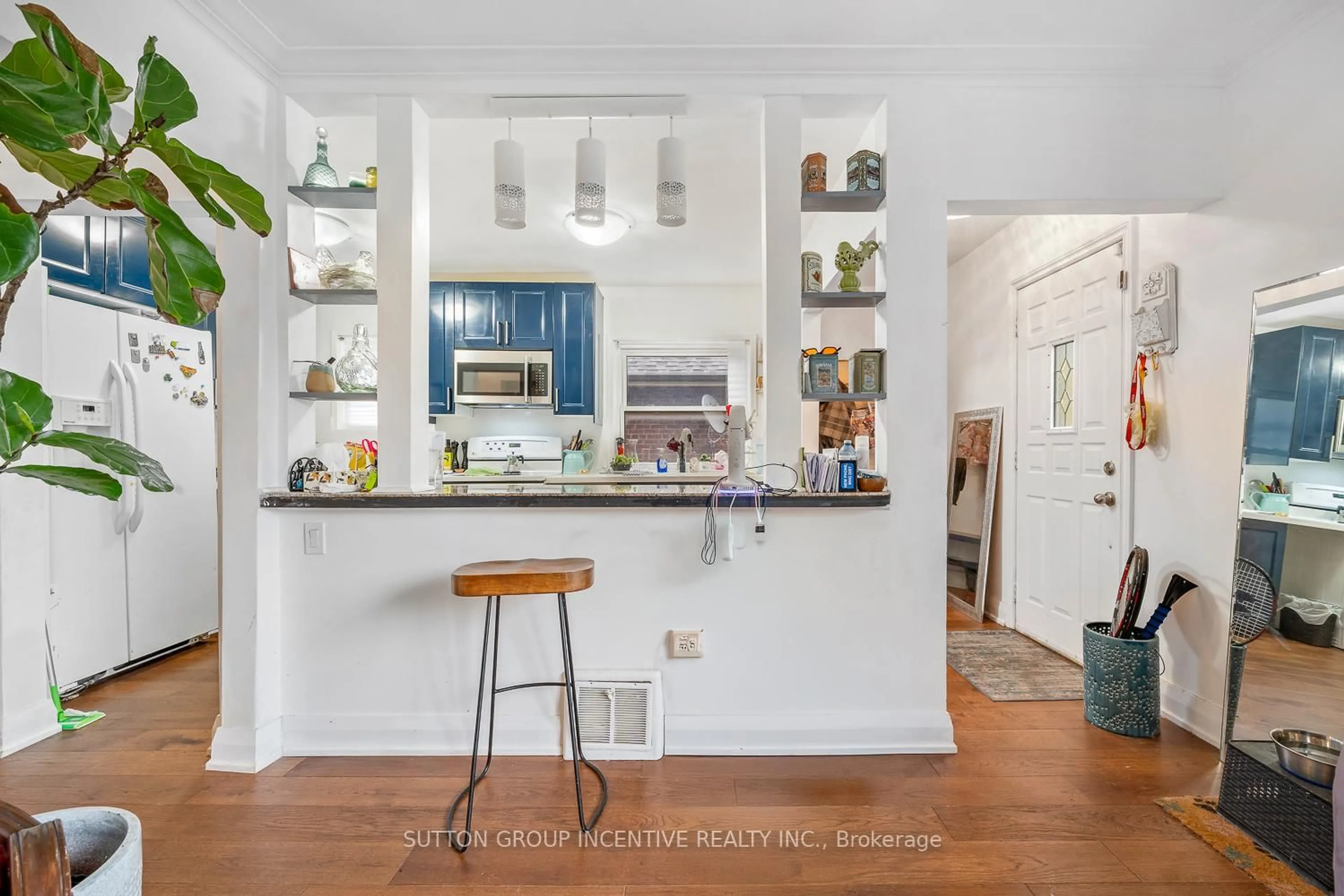 Open concept kitchen, ceramic/tile floor for 65 Barrhead Cres, Toronto Ontario M9W 3Z8