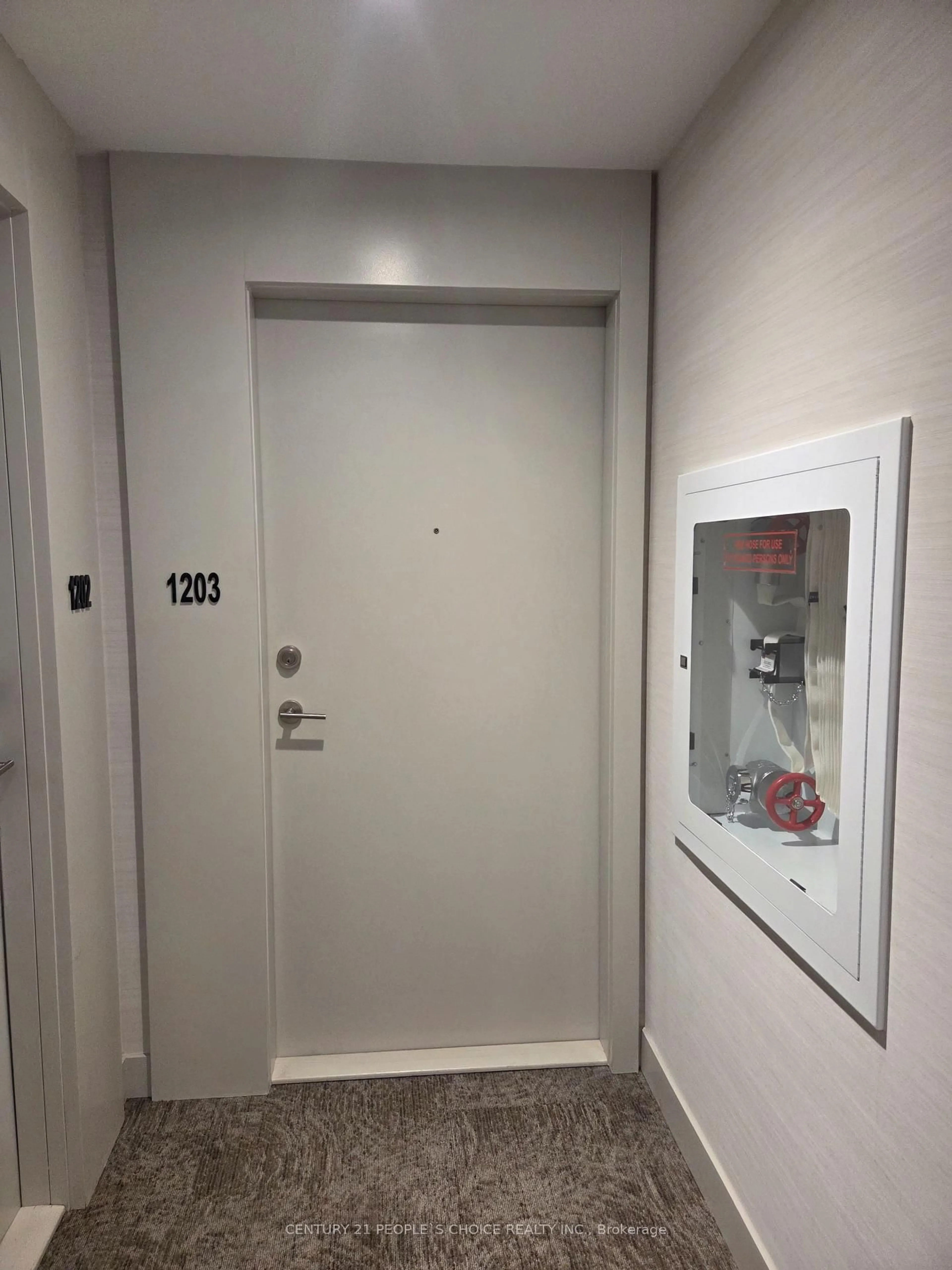 Indoor foyer for 225 Veterans Dr #1203, Brampton Ontario L7A 5L7