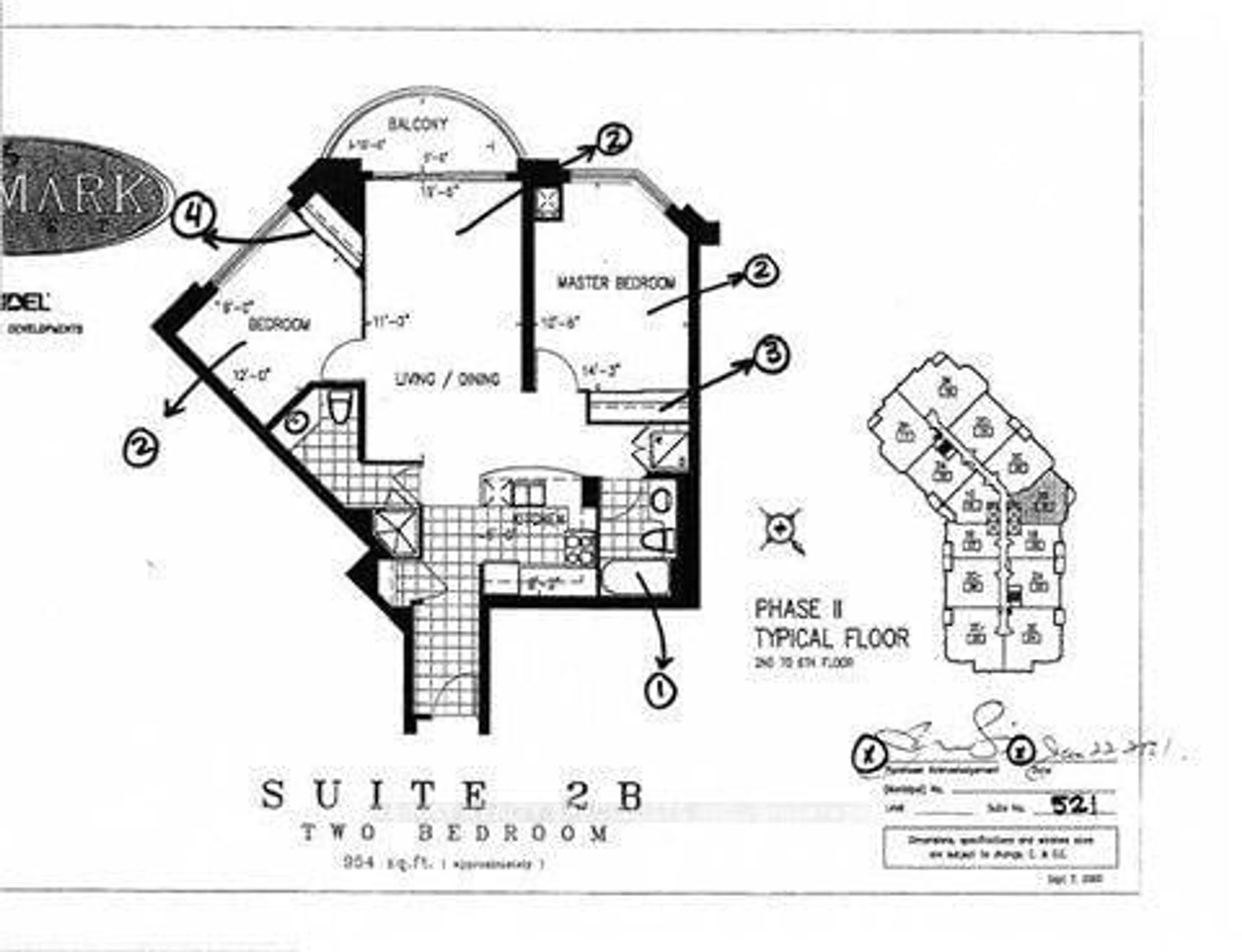 Floor plan for 25 Kingsbridge Garden Circ #221, Mississauga Ontario L5R 4B1