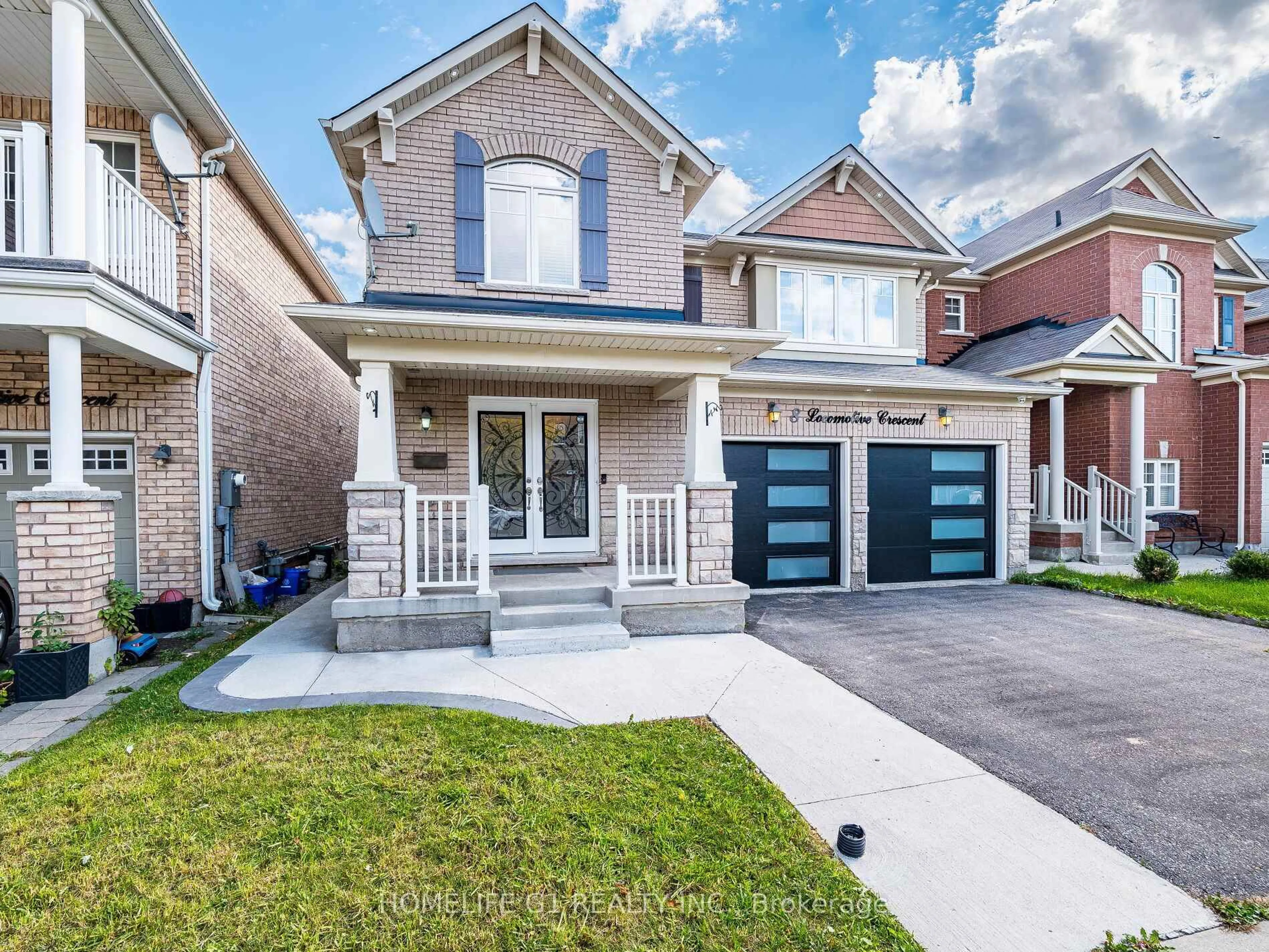 Home with brick exterior material, street for 8 Locomotive Cres, Brampton Ontario L7A 0T7