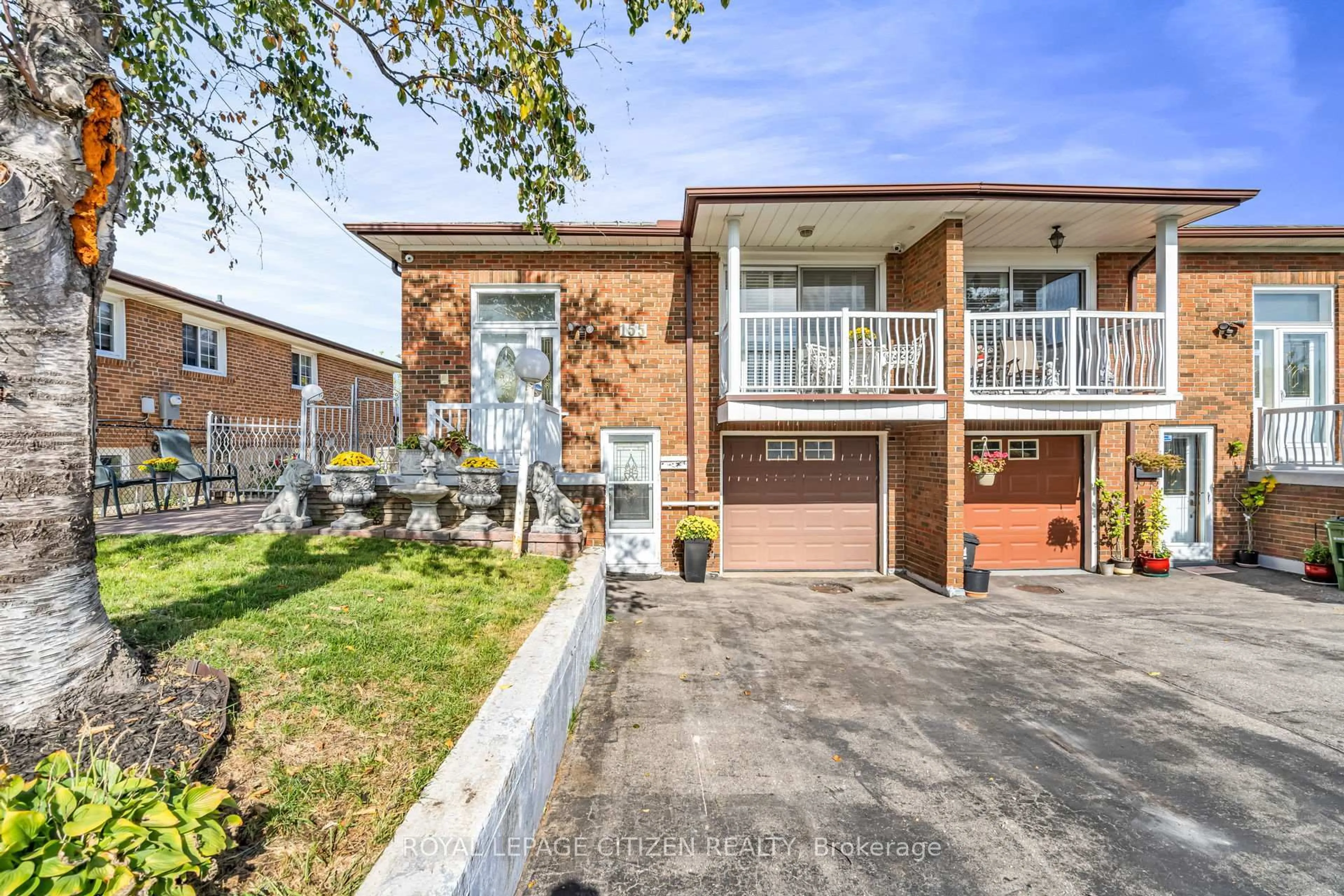 Home with brick exterior material, street for 155 Milady Rd, Toronto Ontario M9L 2J1