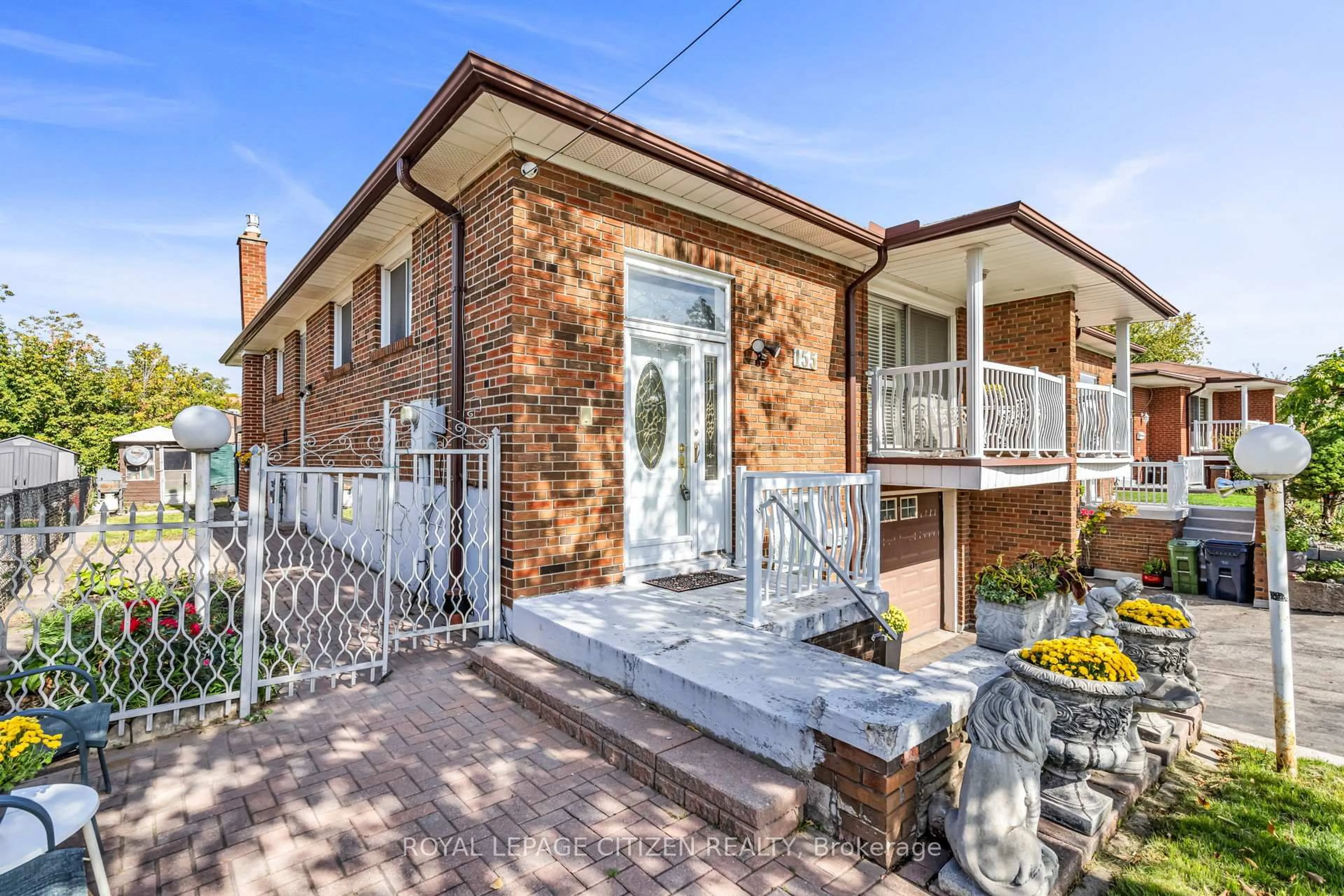 Home with brick exterior material, street for 155 Milady Rd, Toronto Ontario M9L 2J1