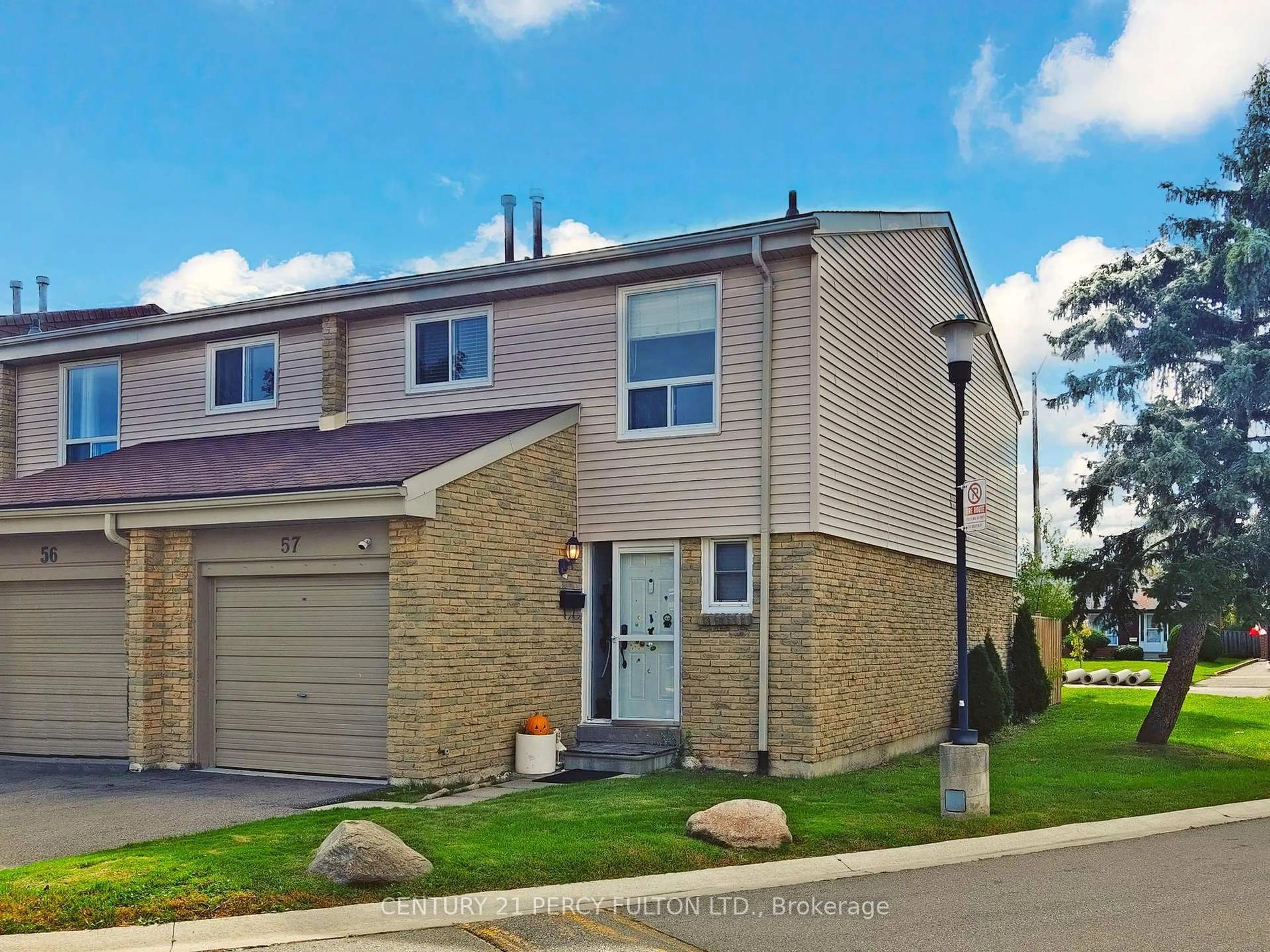 Home with brick exterior material, street for 5730 Montevideo Rd #57, Mississauga Ontario L5N 2M4