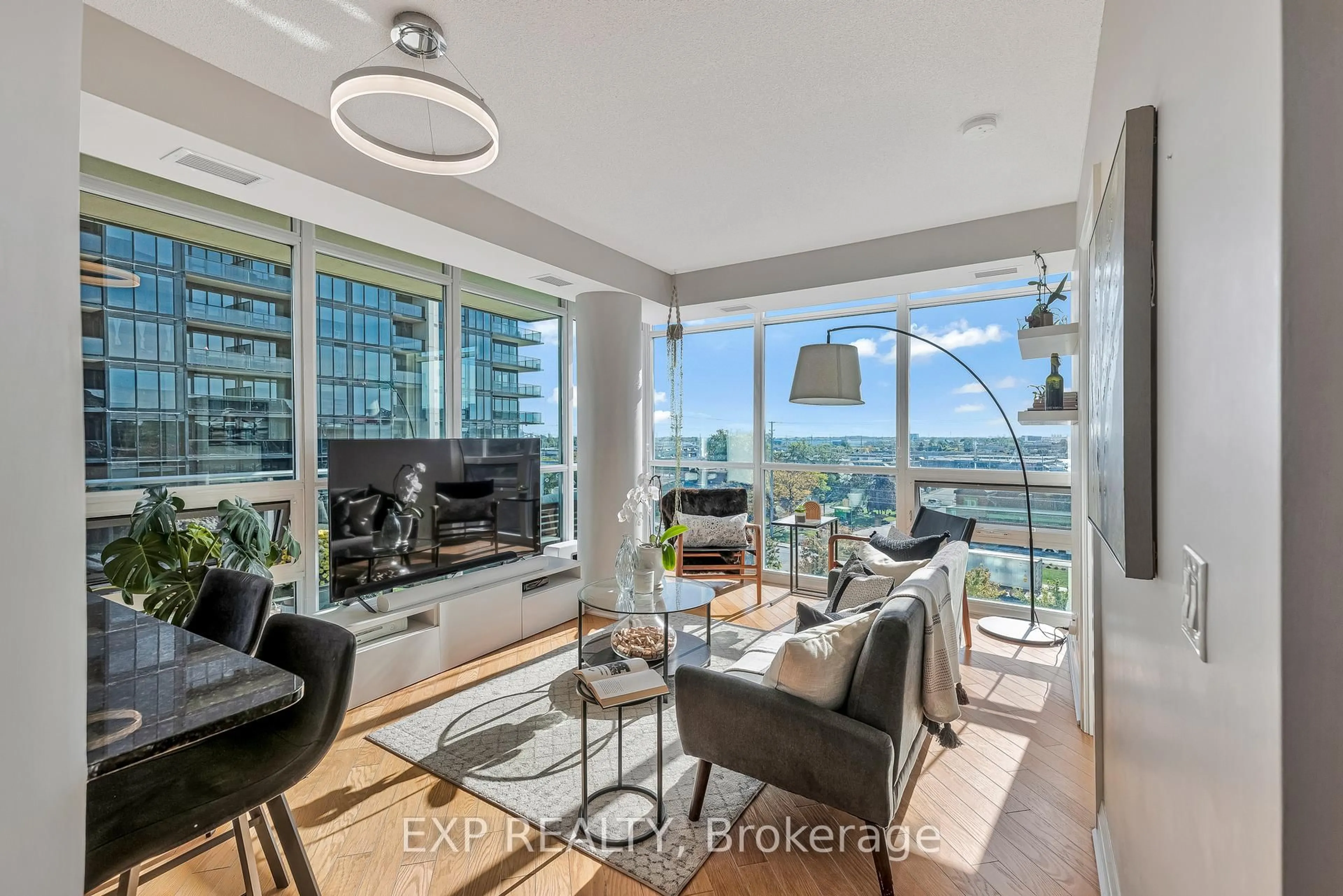 Living room with furniture, unknown for 1055 Southdown Rd #611, Mississauga Ontario L5J 0A3
