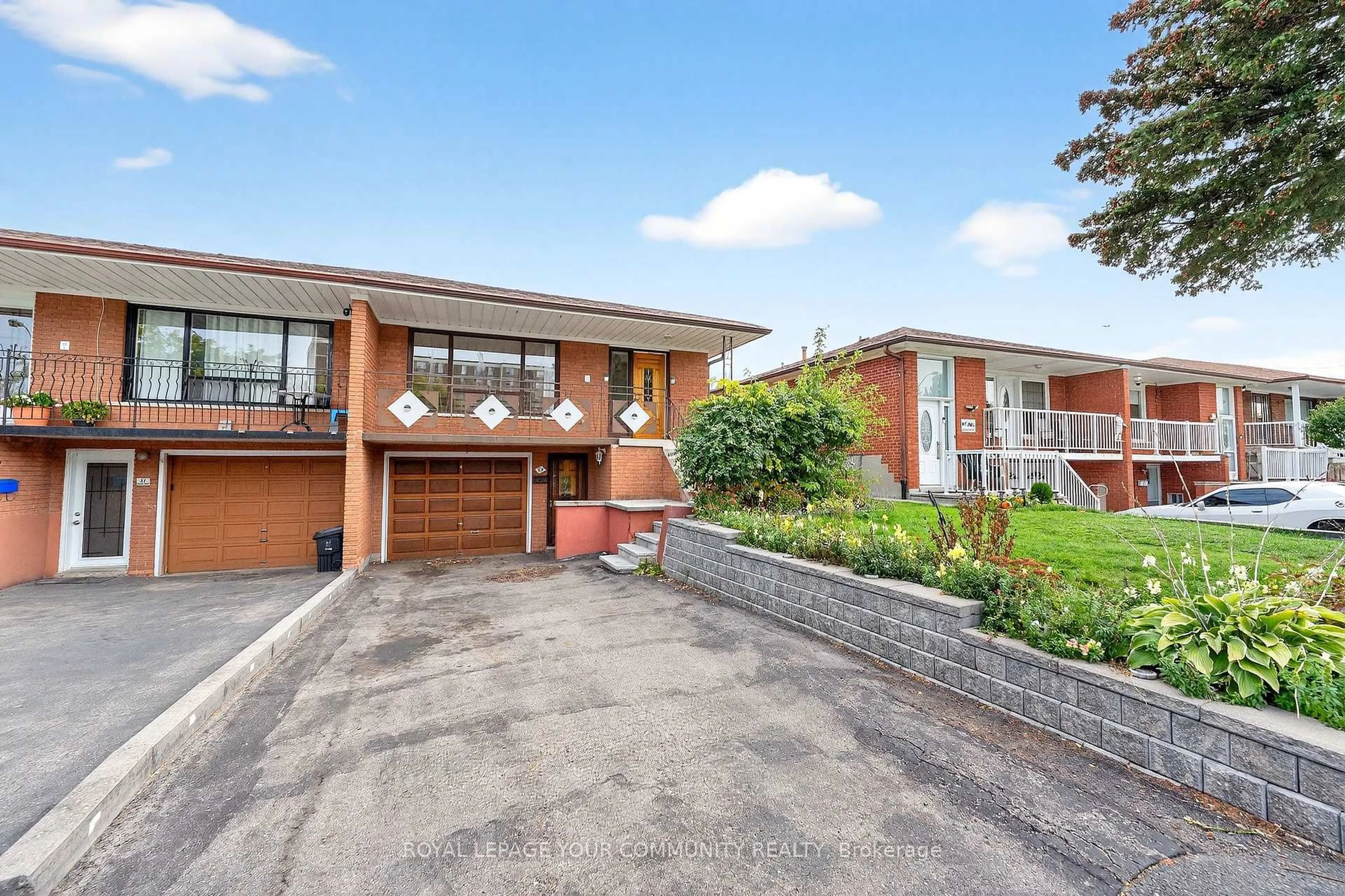 Home with brick exterior material, street for 55 Milady Rd, Toronto Ontario M9L 2H9