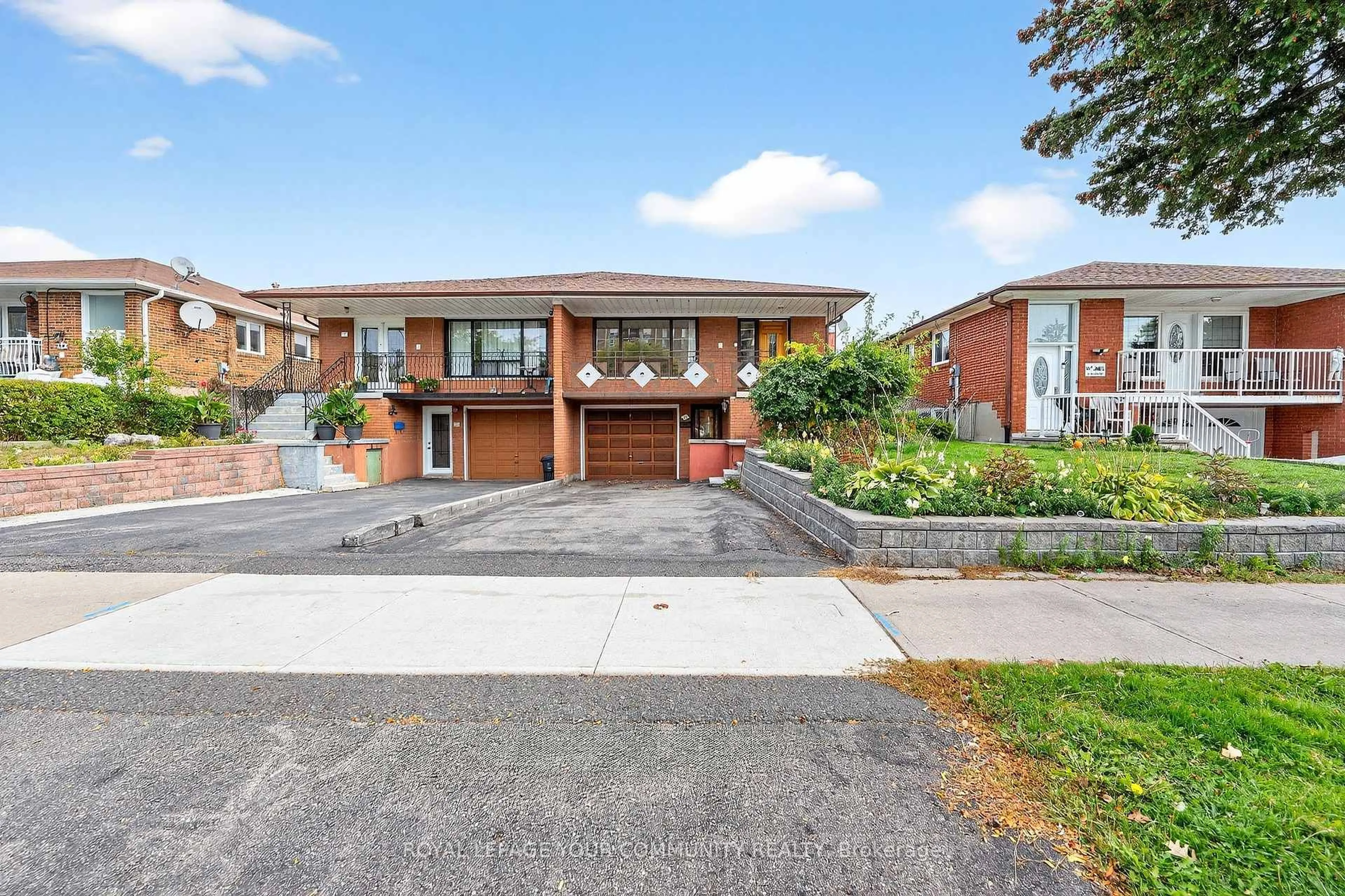 Home with brick exterior material, street for 55 Milady Rd, Toronto Ontario M9L 2H9