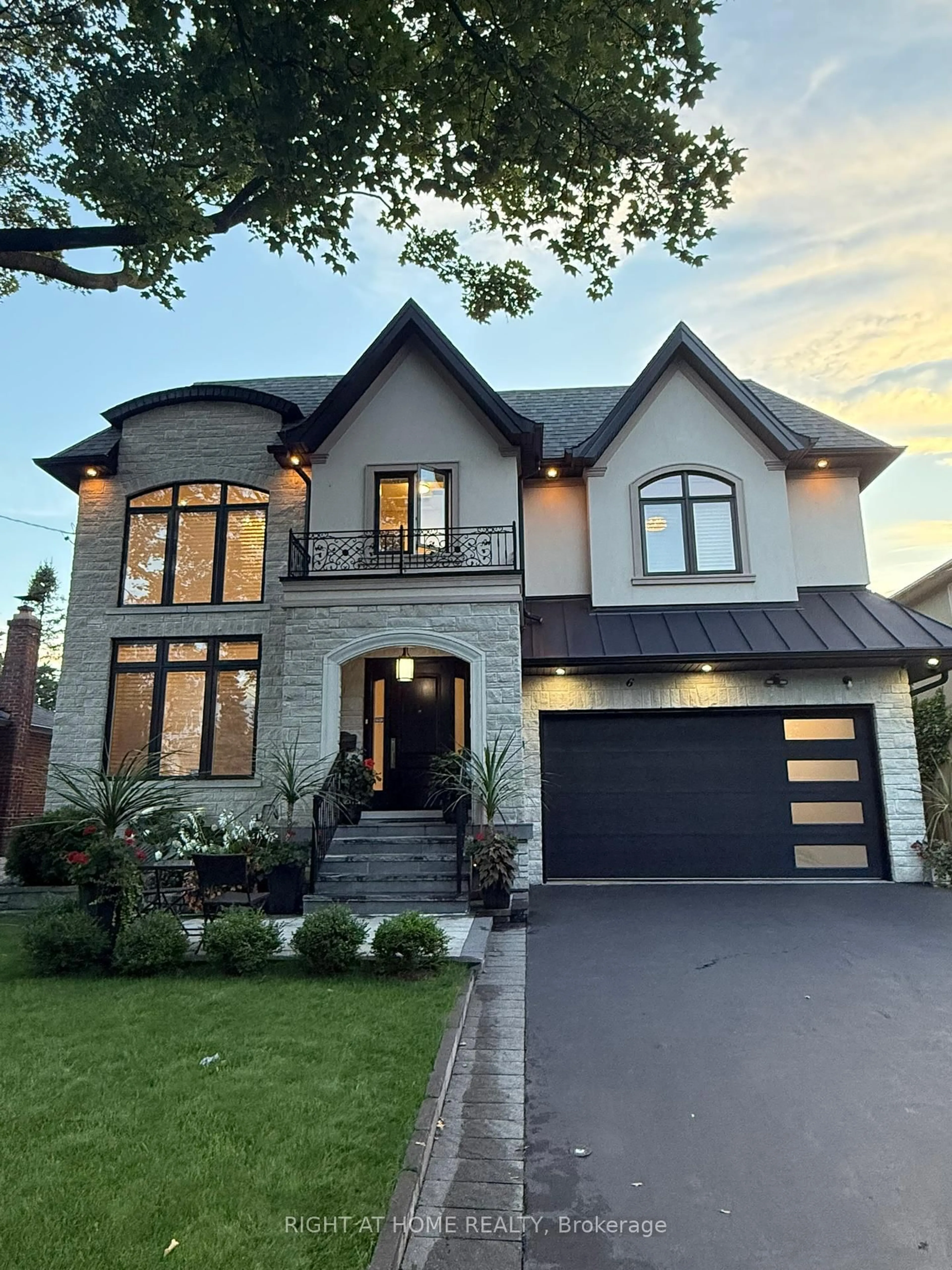 Home with brick exterior material, street for 6 Burnelm Dr, Toronto Ontario M9B 4N3