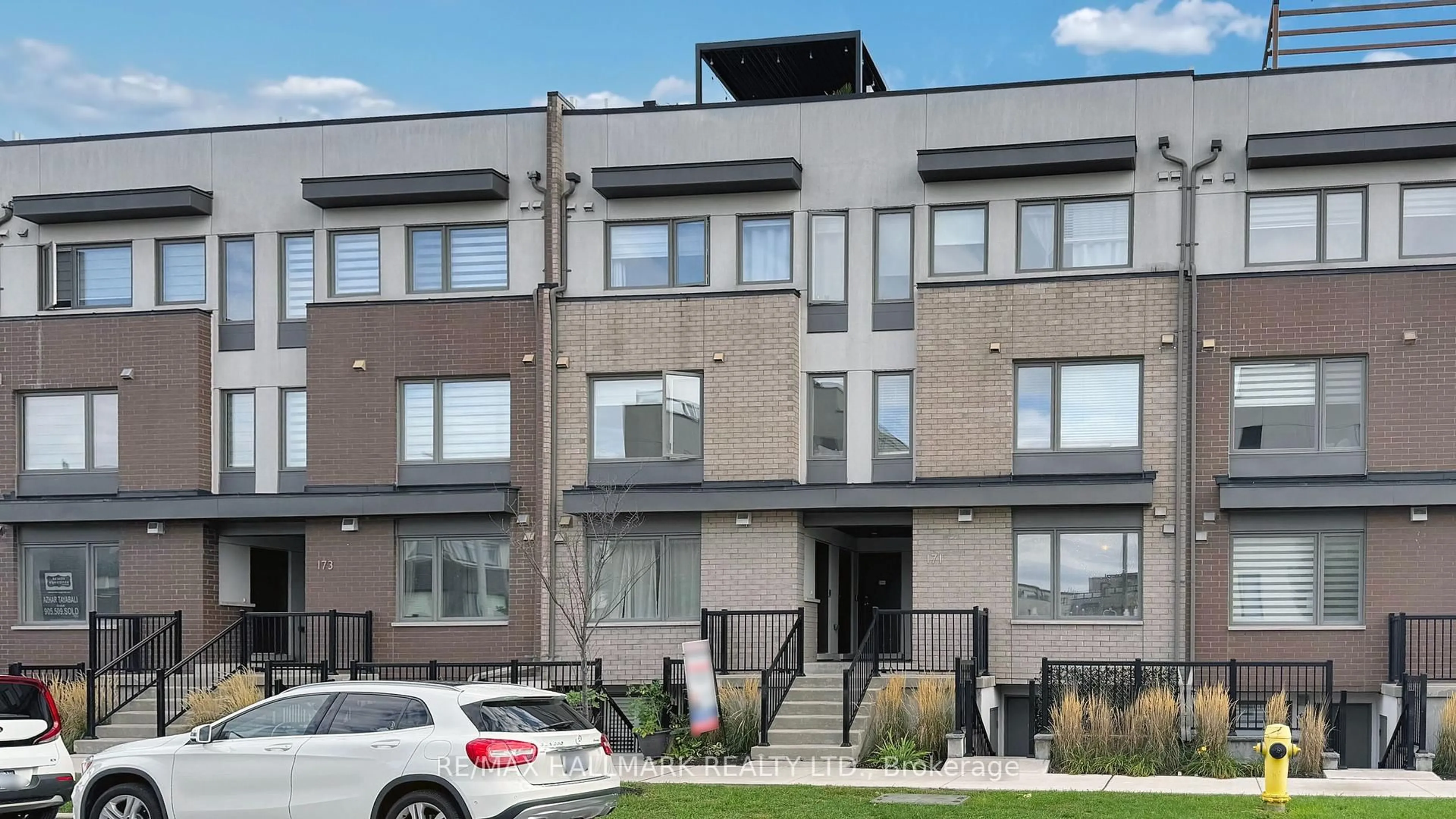 Home with brick exterior material, street for 171 William Duncan Rd #8, Toronto Ontario M3K 0B8