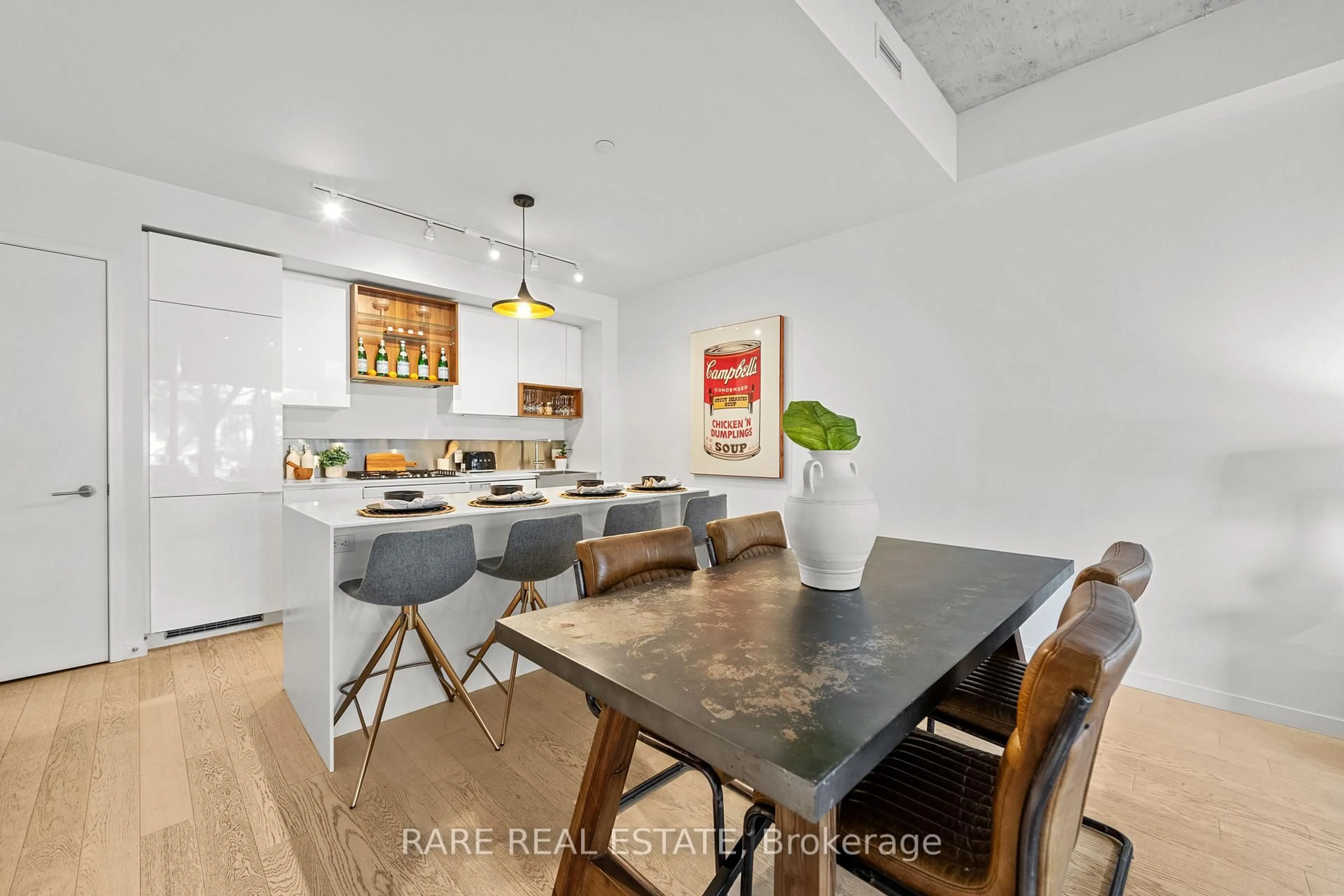 Open concept kitchen, unknown for 377 Sorauren Ave #102, Toronto Ontario M6R 0A4