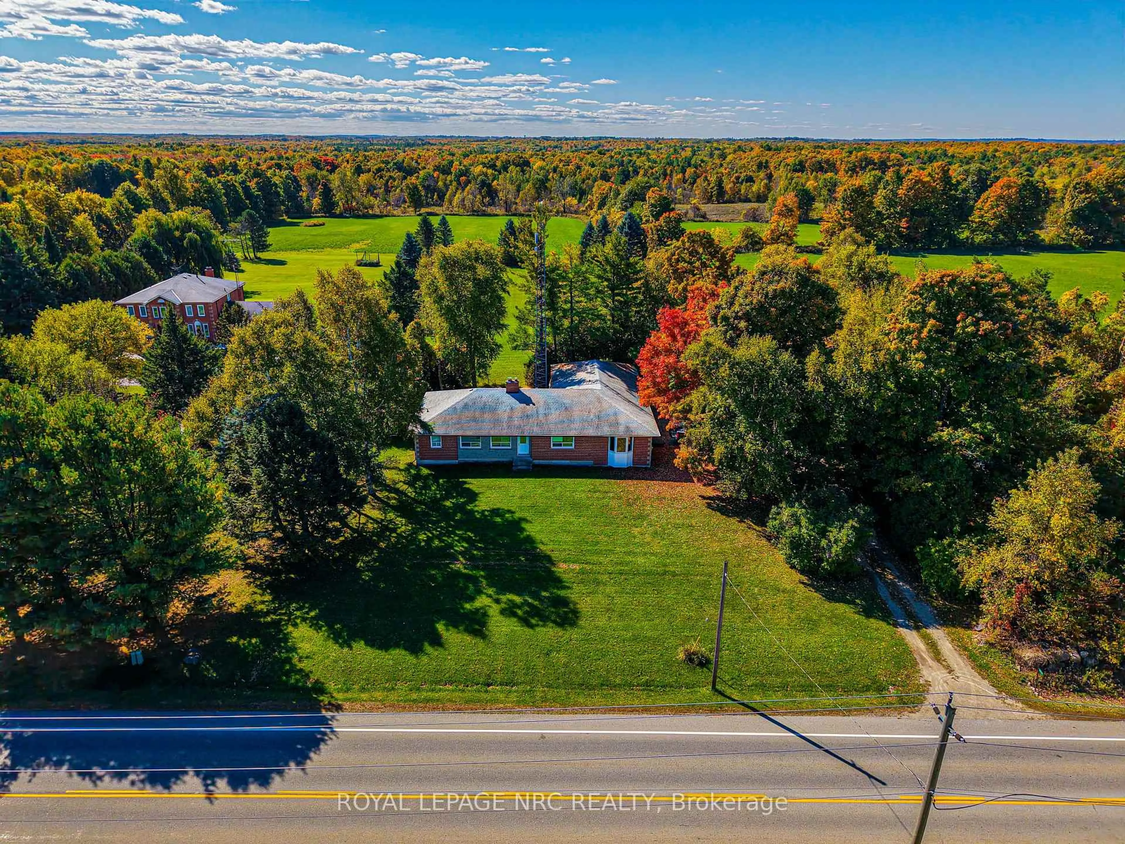 A pic from outside/outdoor area/front of a property/back of a property/a pic from drone, water/lake/river/ocean view for 8334 Guelph Line, Milton Ontario L0P 1B0