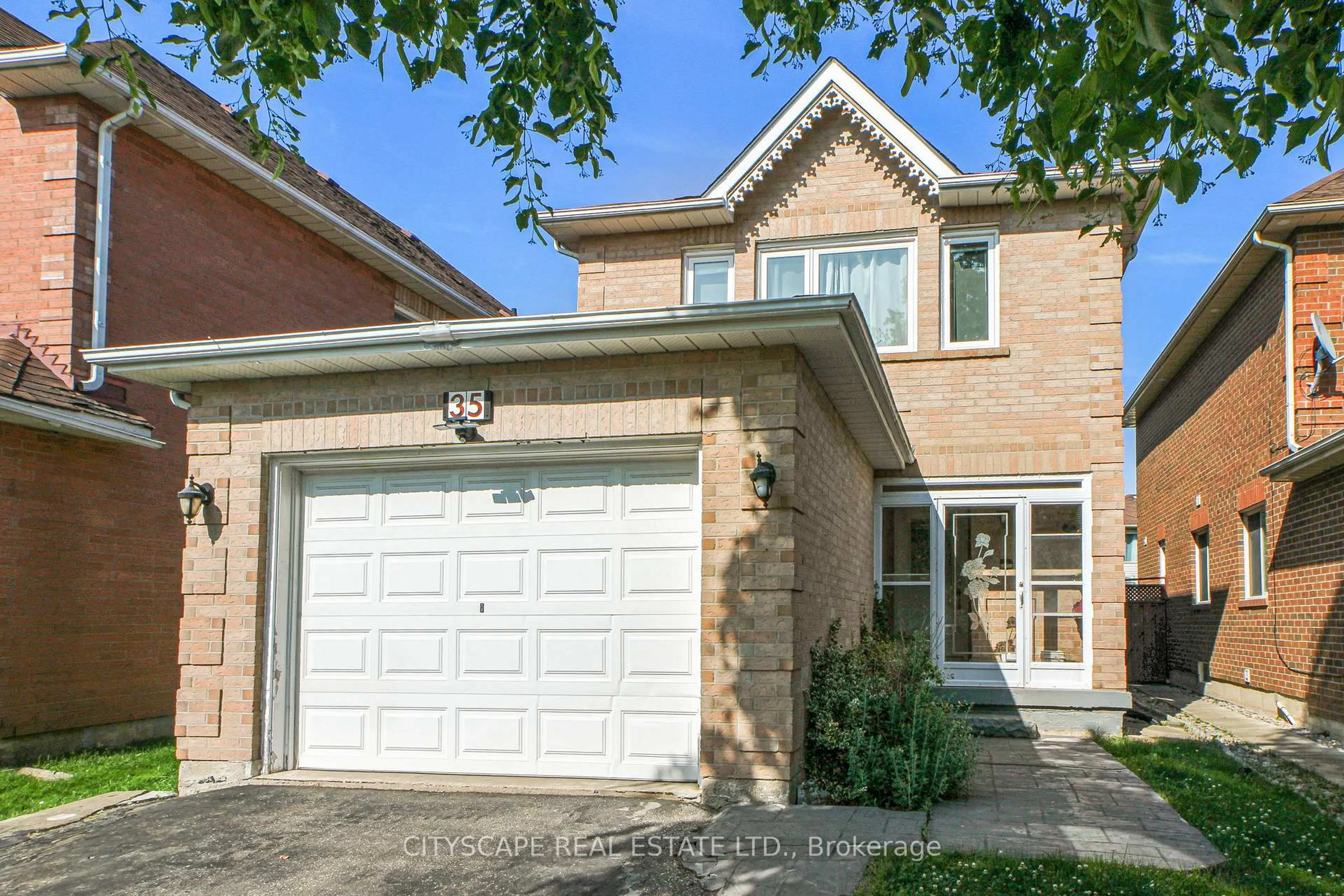 Home with brick exterior material, street for 35 Letty Ave, Brampton Ontario L6Y 4T3