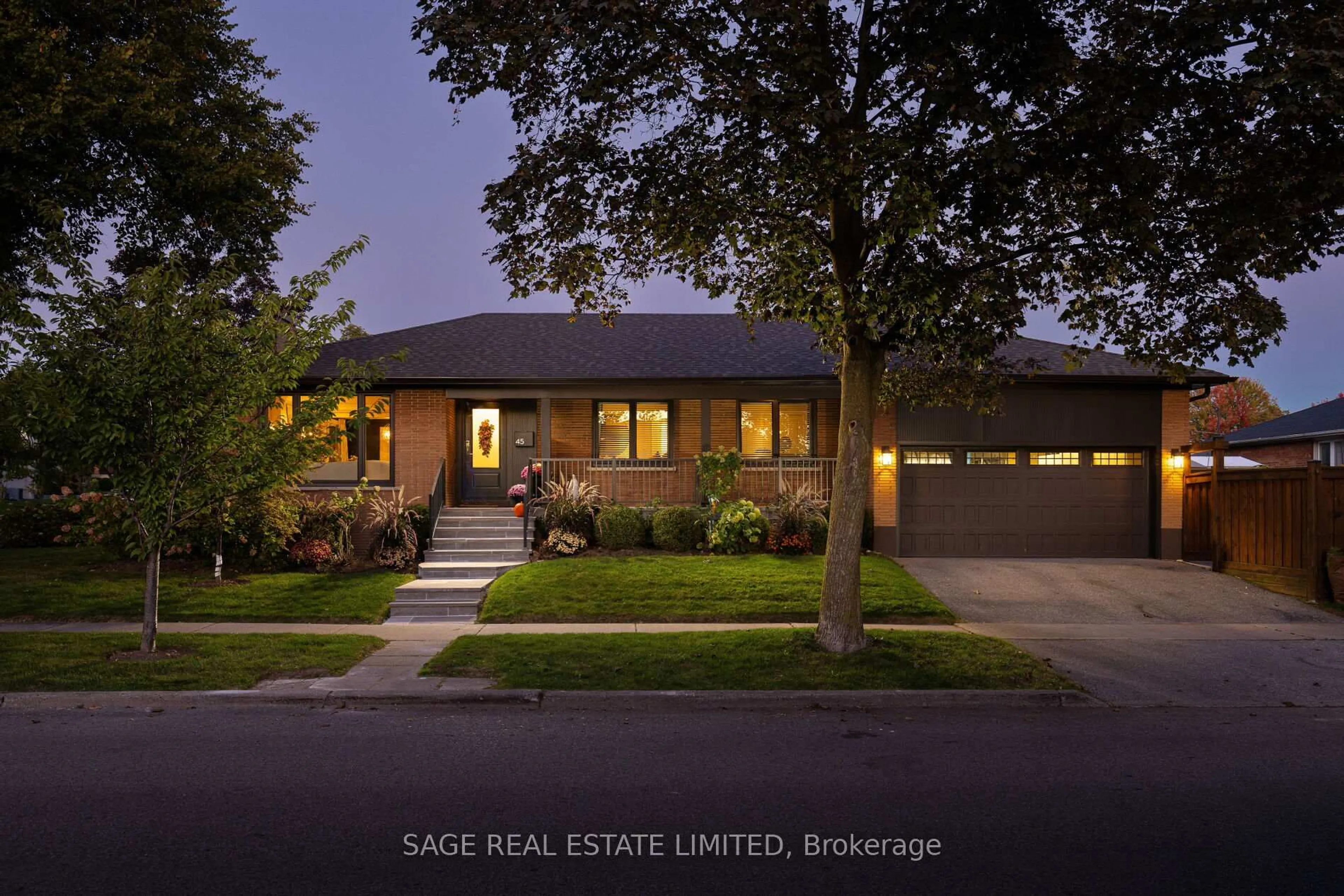 Home with brick exterior material, street for 45 Newstead Rd, Toronto Ontario M9P 3G2