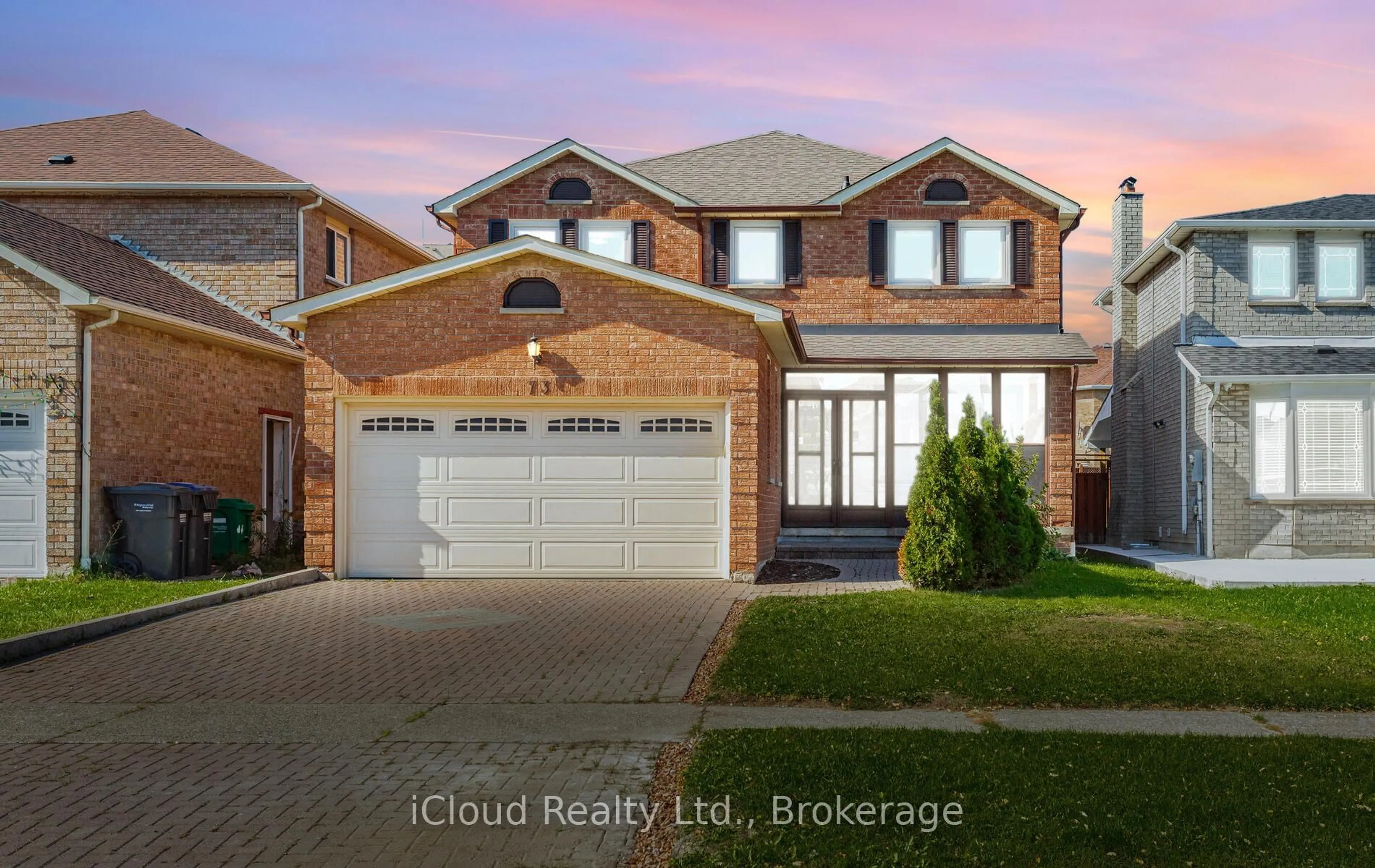 Home with brick exterior material, street for 73 Blackmere Circ, Brampton Ontario L6W 4B6
