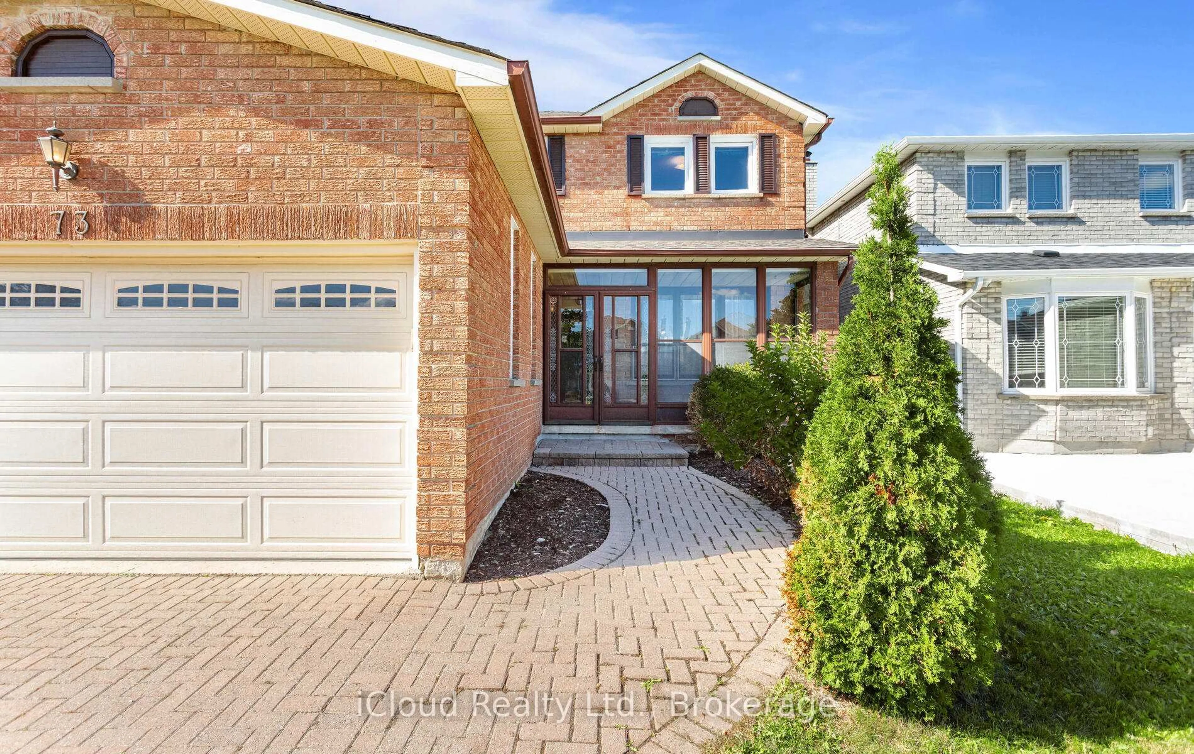 Home with brick exterior material, street for 73 Blackmere Circ, Brampton Ontario L6W 4B6
