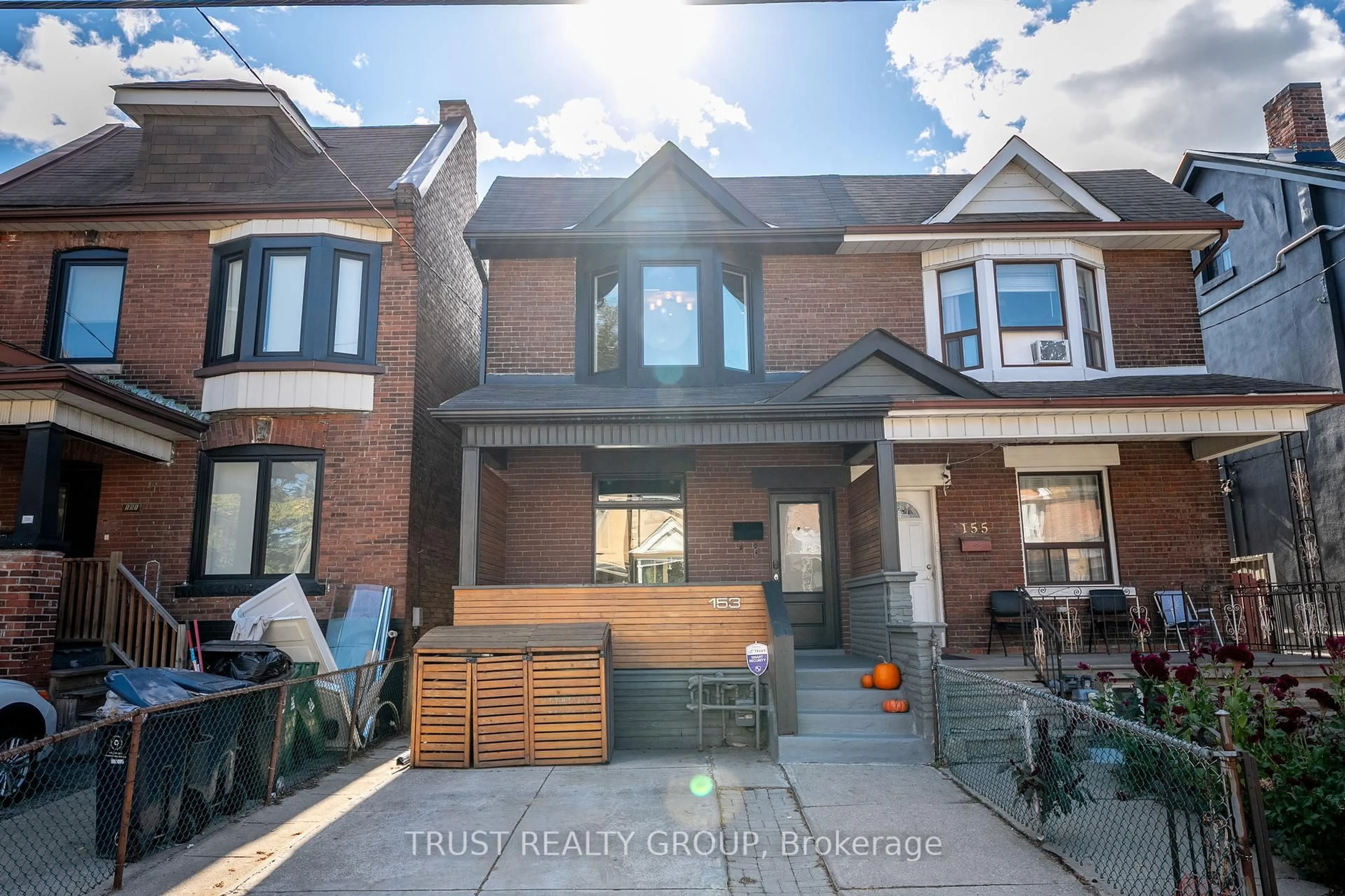 Home with brick exterior material, street for 153 Wallace Ave, Toronto Ontario M6H 1V1