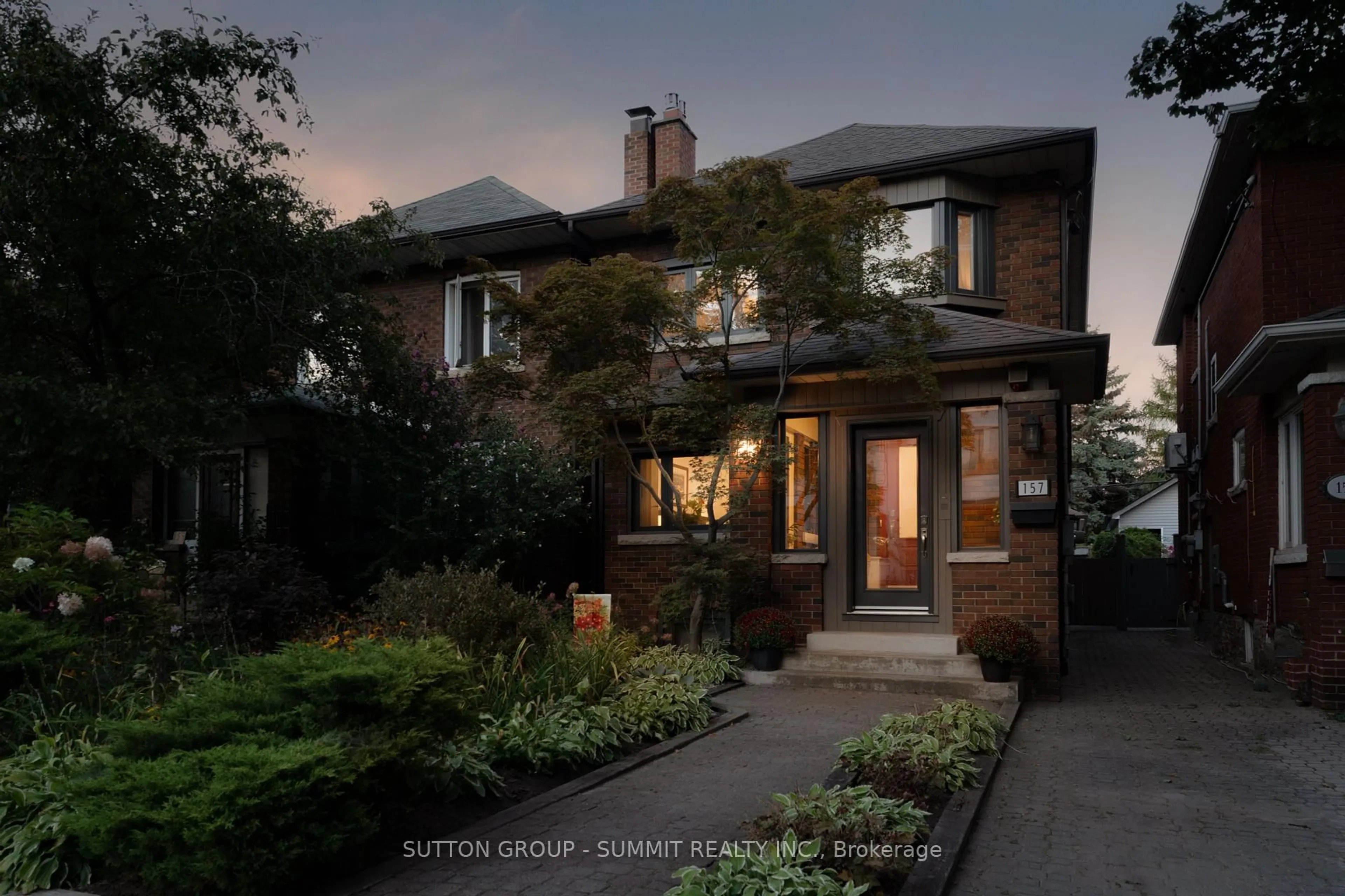 Home with brick exterior material, street for 157 HUMBERCREST Blvd, Toronto Ontario M6S 4L5