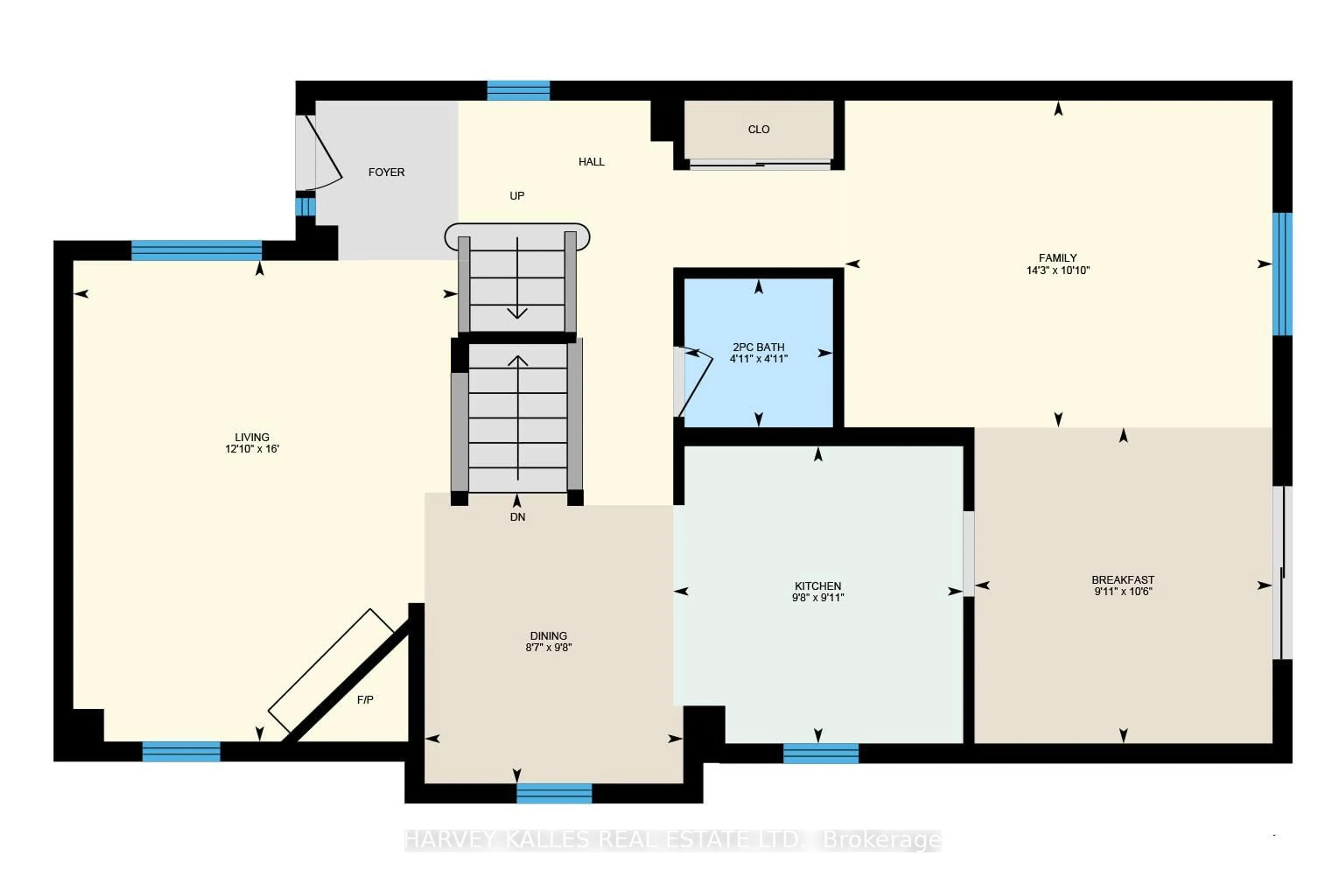 Floor plan for 3932 Rushton Cres, Mississauga Ontario L5L 4H8