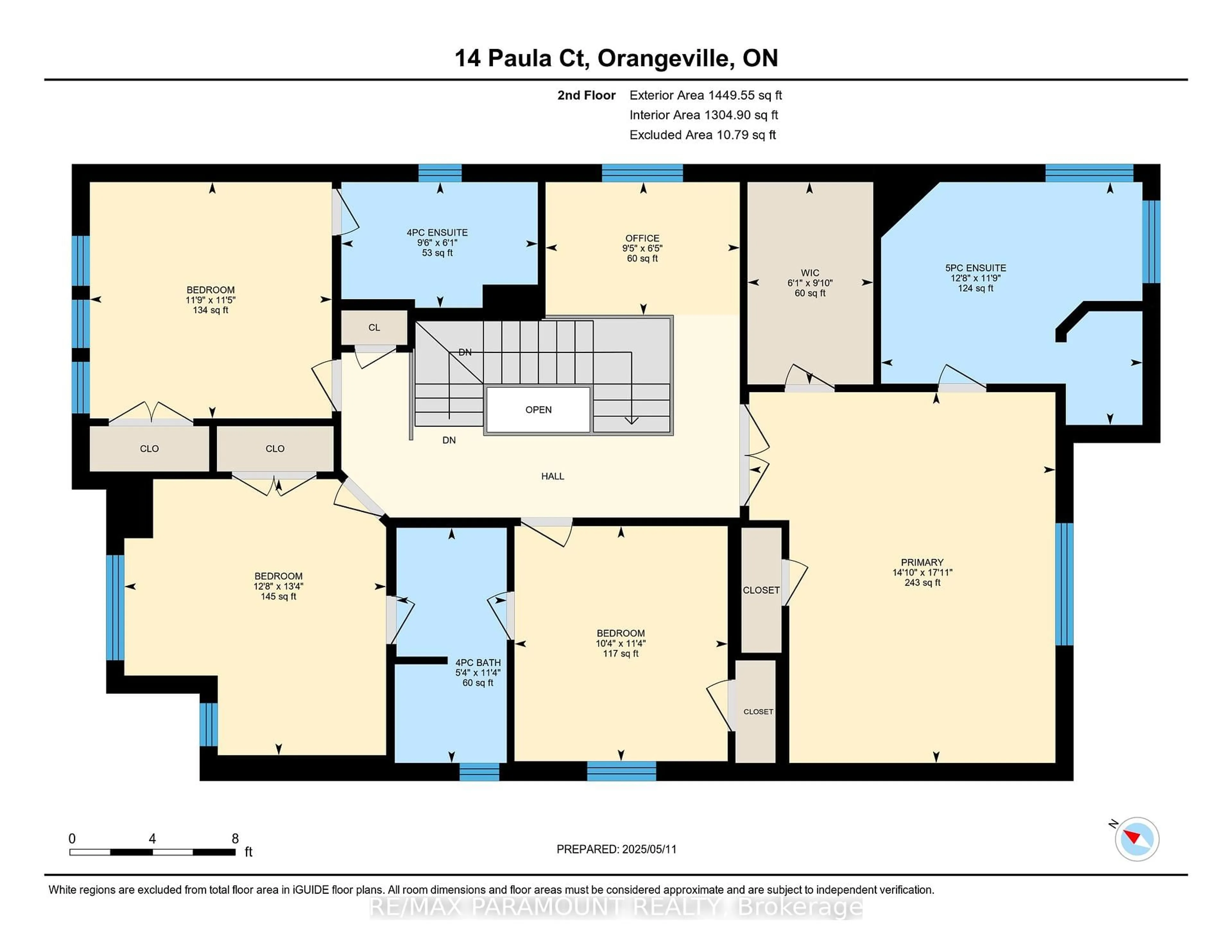Floor plan for 14 Paula Crt, Orangeville Ontario L9W 5V1