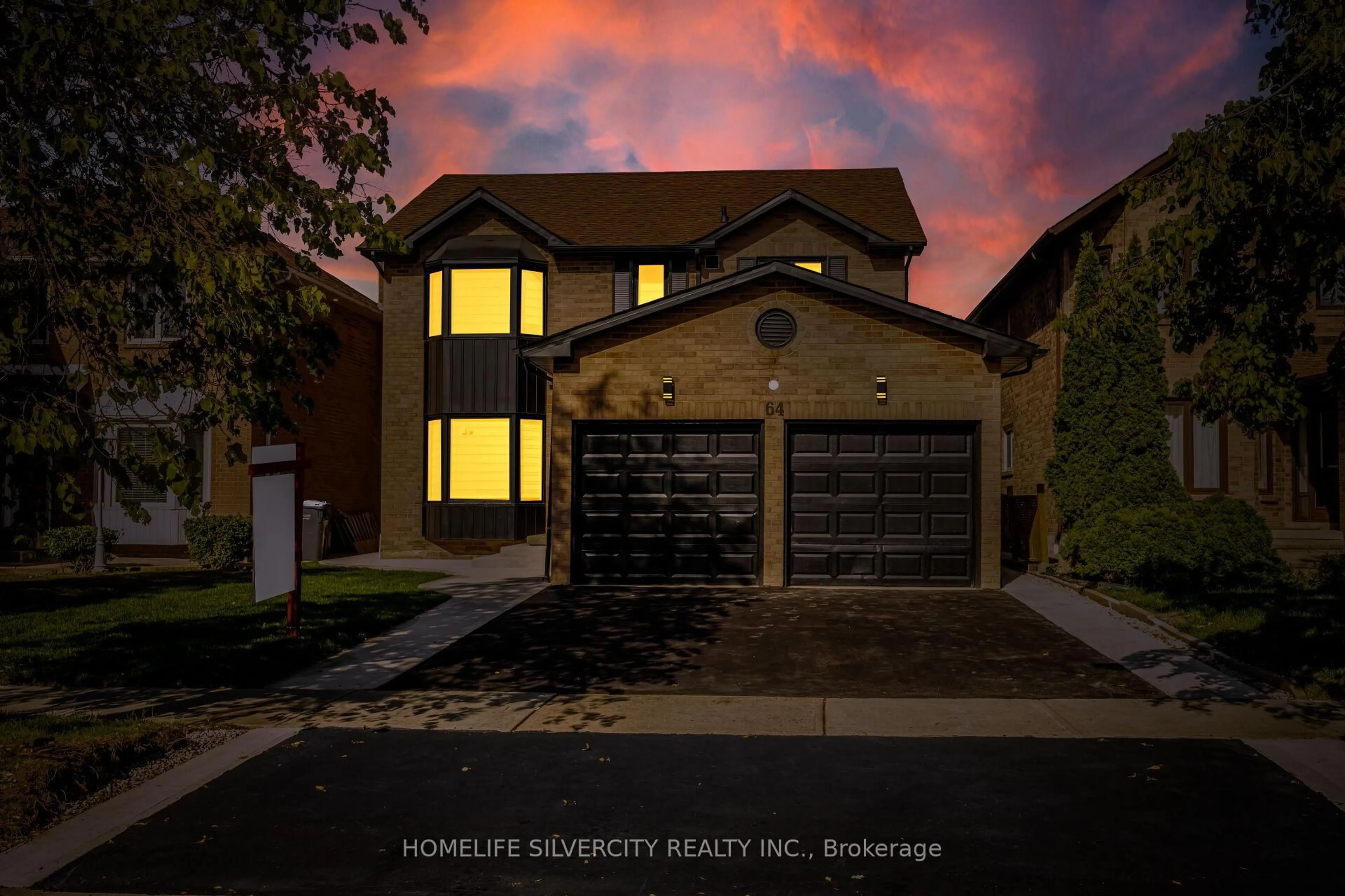 Home with brick exterior material, street for 64 Clydesdale Circ, Brampton Ontario L6Y 3P9