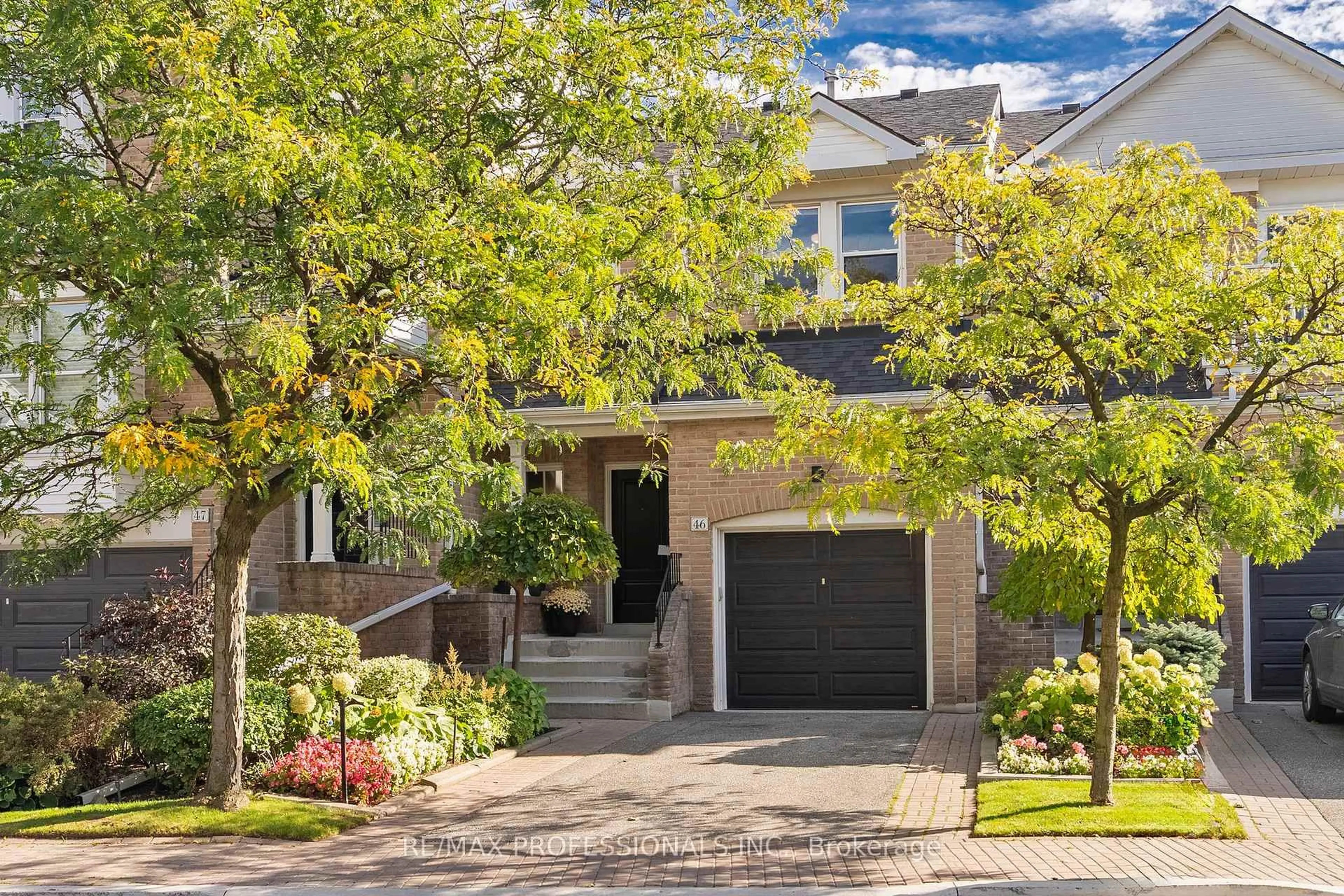 Home with brick exterior material, street for 46 Tamarack Circ, Toronto Ontario M9P 3T9