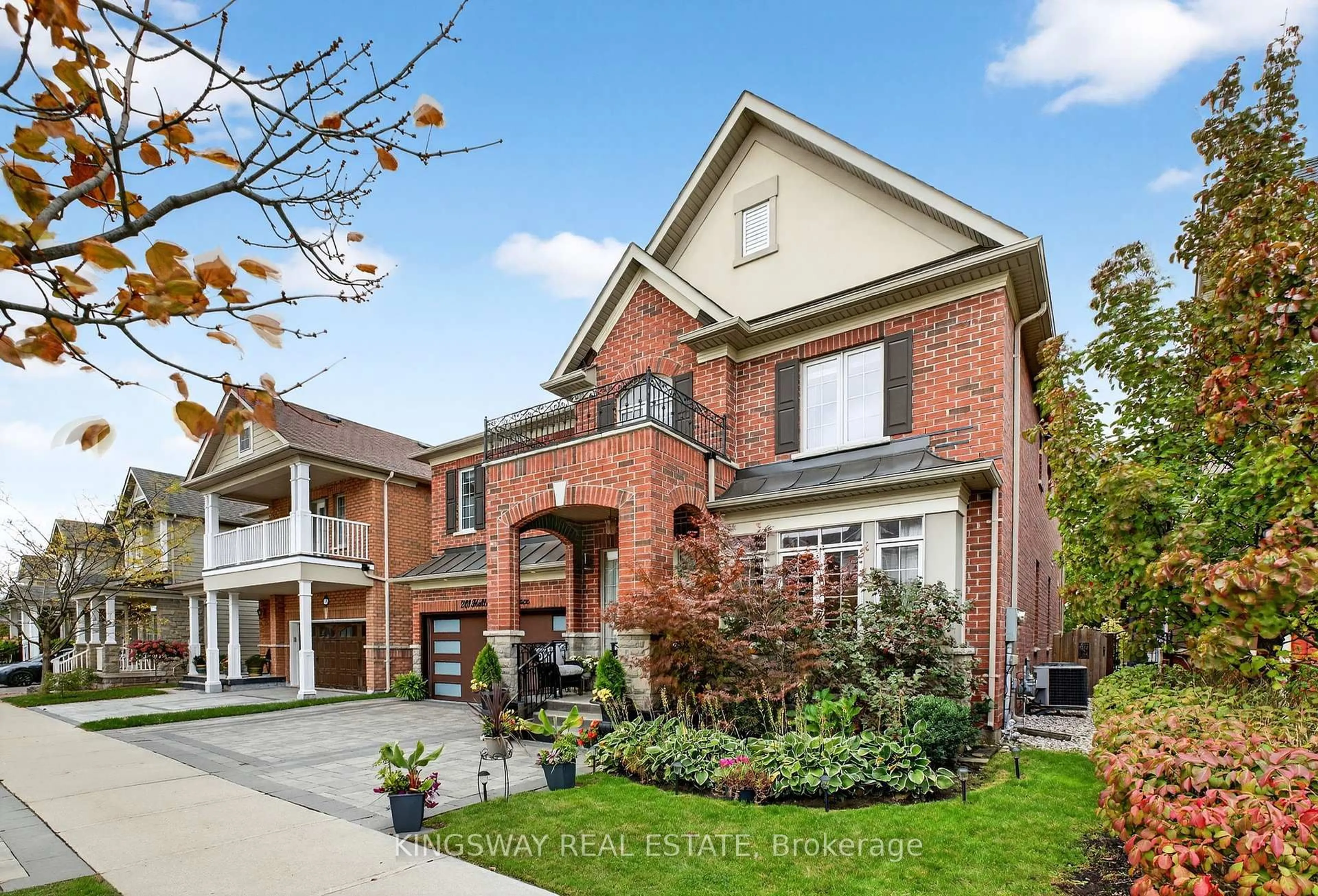 Home with brick exterior material, street for 201 Holloway Terr, Milton Ontario L9T 0R8