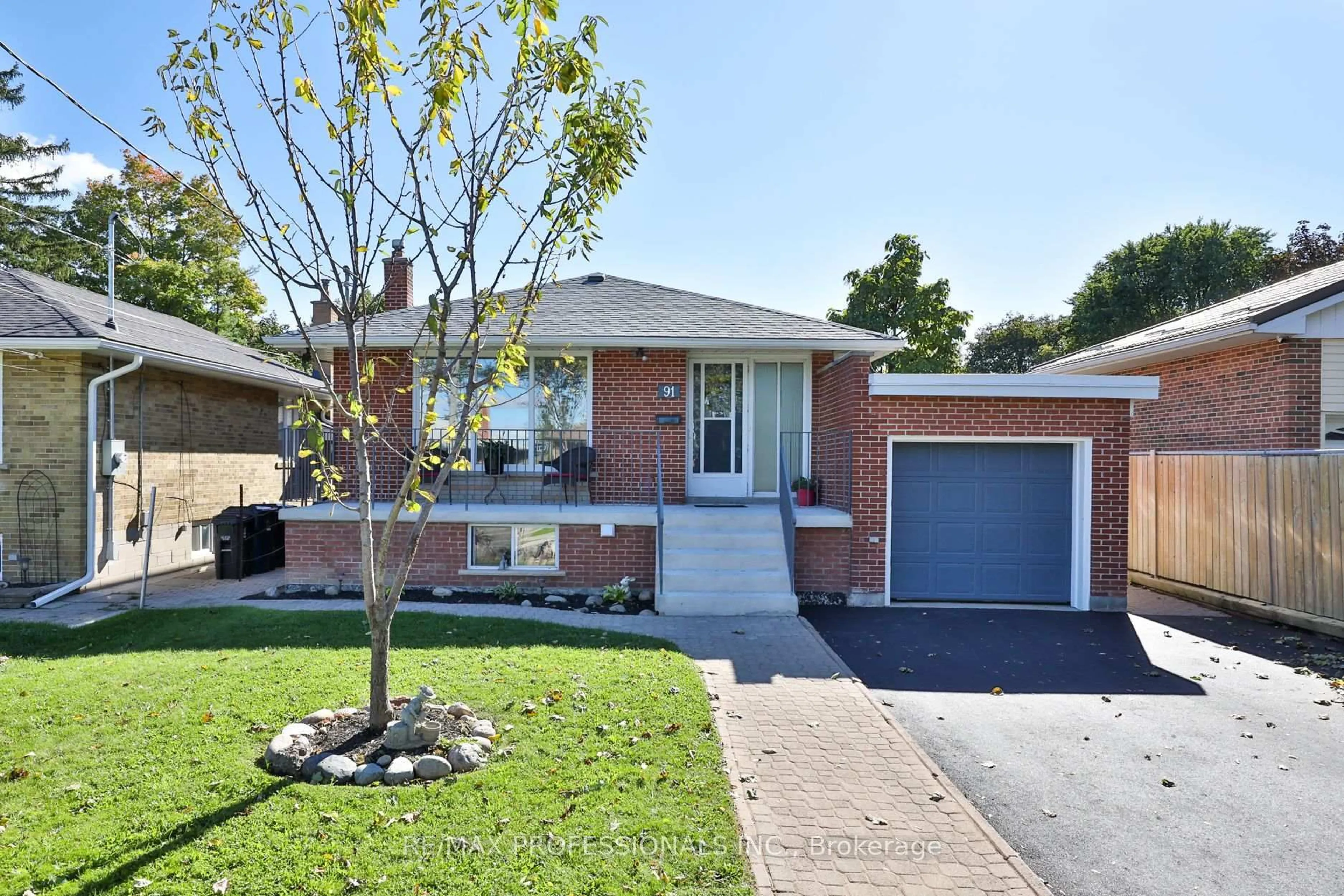 Home with brick exterior material, street for 91 Jeffcoat Dr, Toronto Ontario M9W 3B9