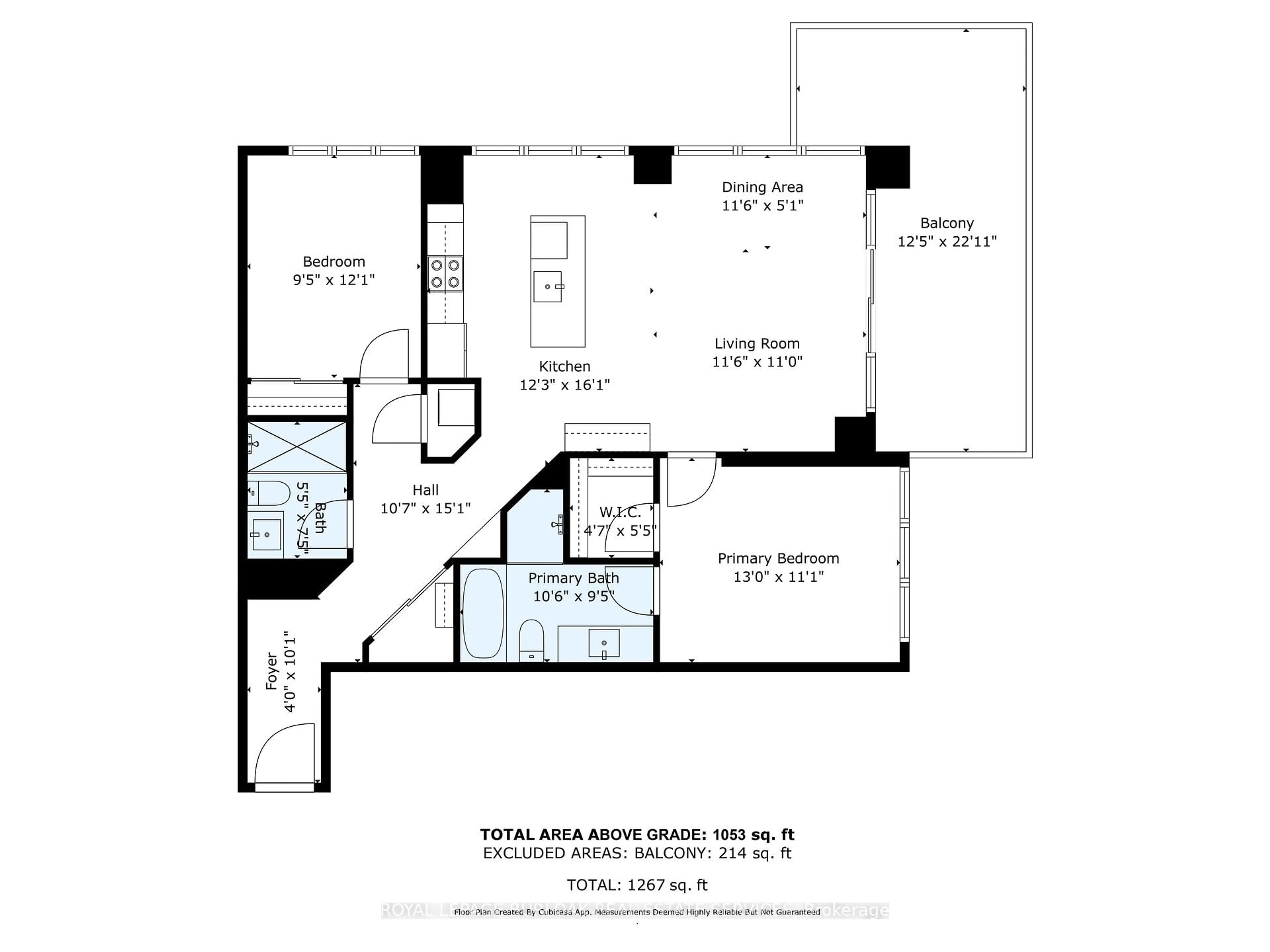 Floor plan for 2025 Maria St #1104, Burlington Ontario L7R 0E9