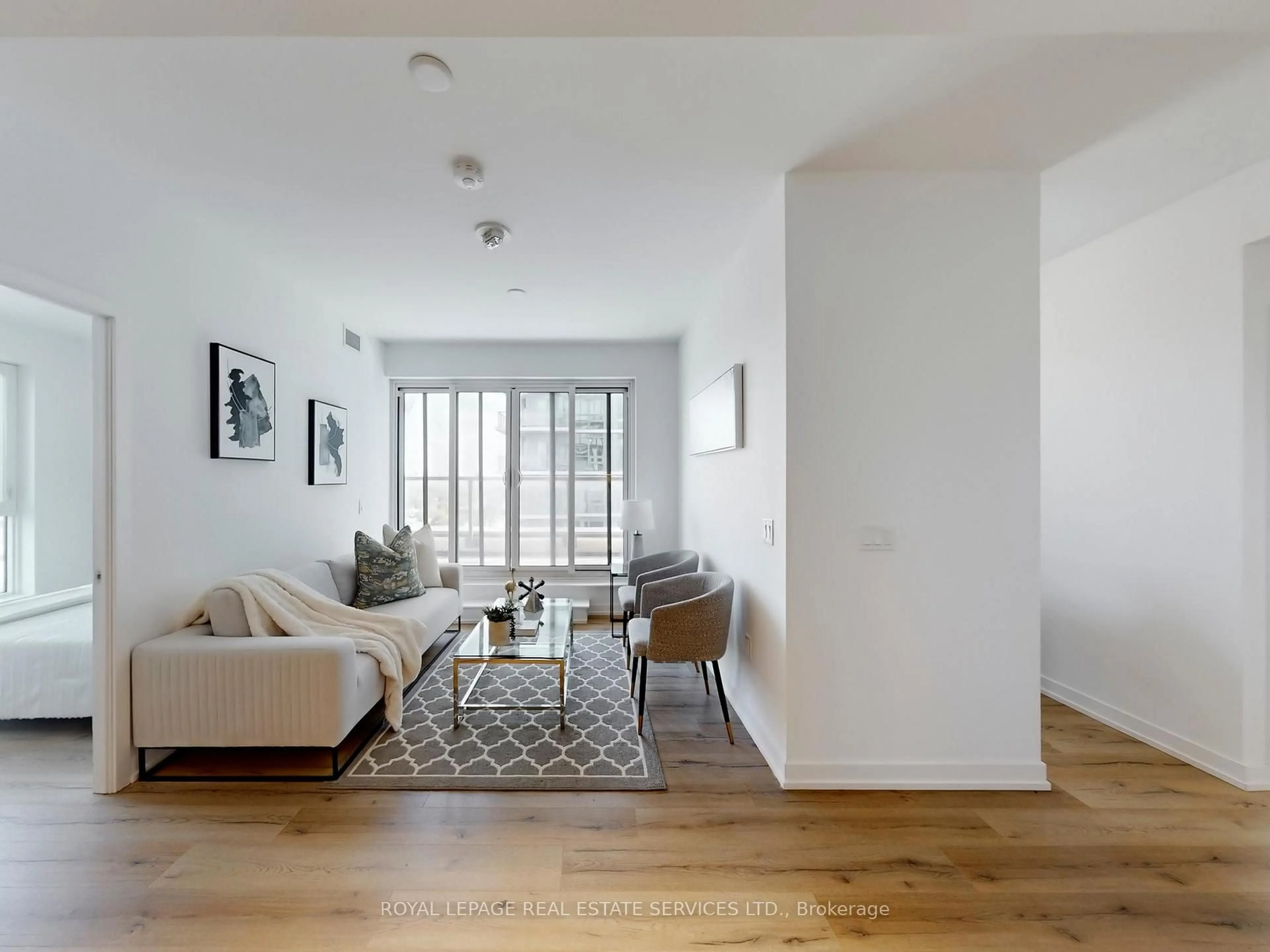 Living room with furniture, unknown for 1195 The Queensway #705, Toronto Ontario M8Z 0H1