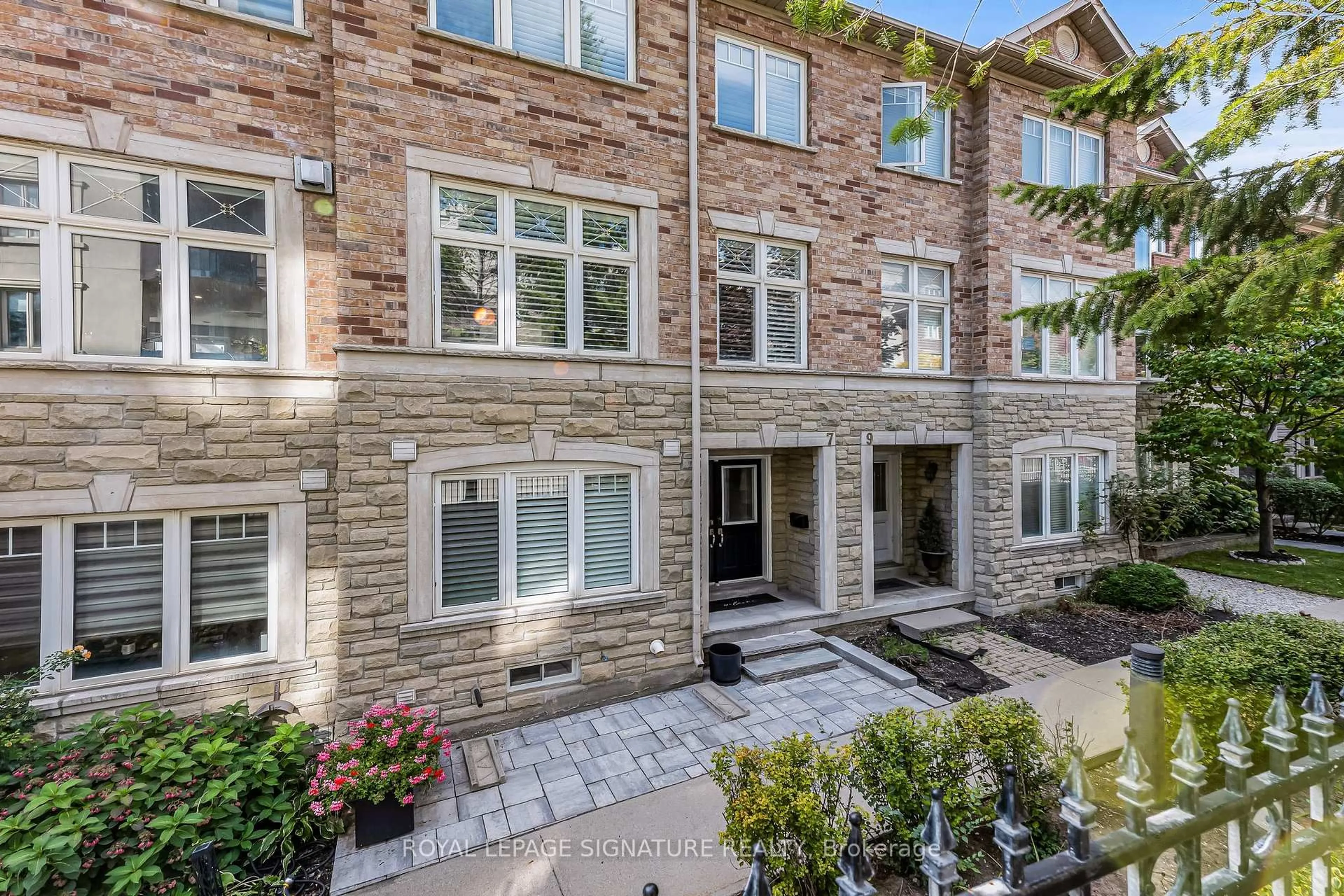 Home with brick exterior material, street for 7 Chimes Lane, Toronto Ontario M8Y 1G4