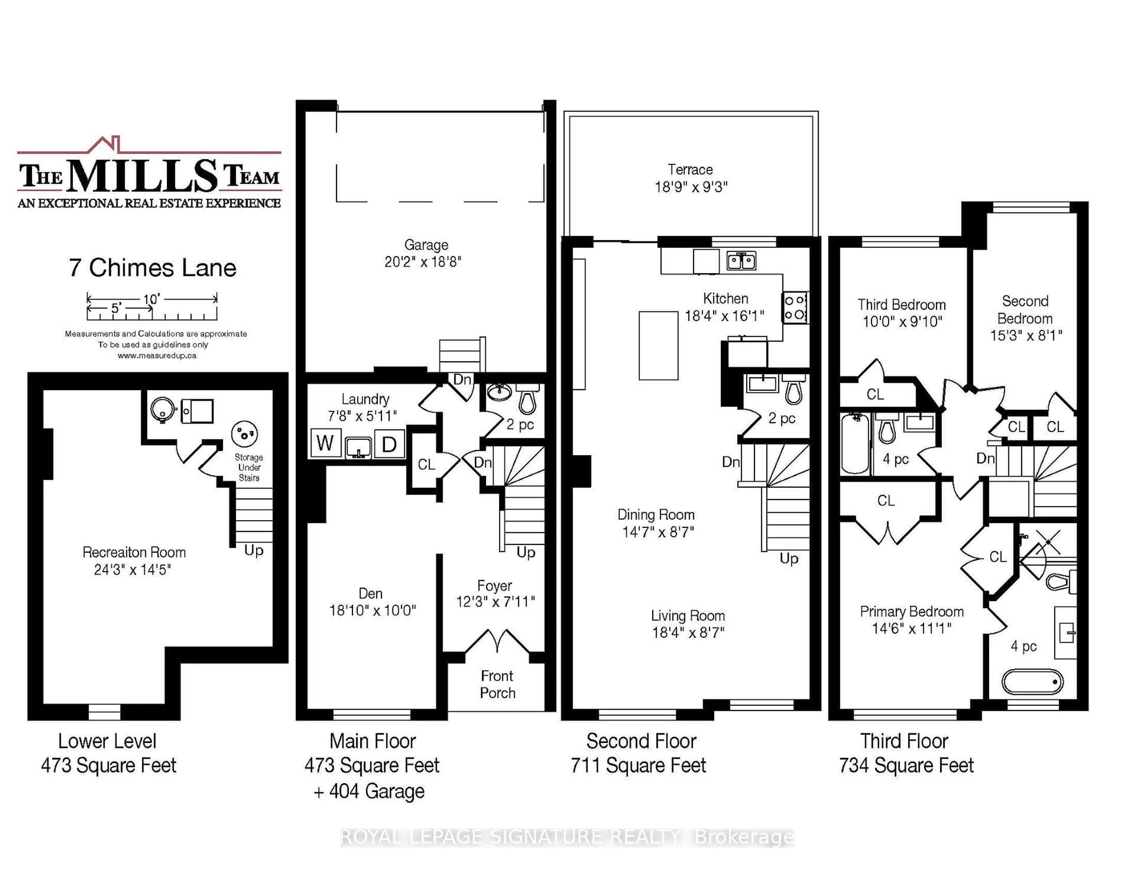 Floor plan for 7 Chimes Lane, Toronto Ontario M8Y 1G4