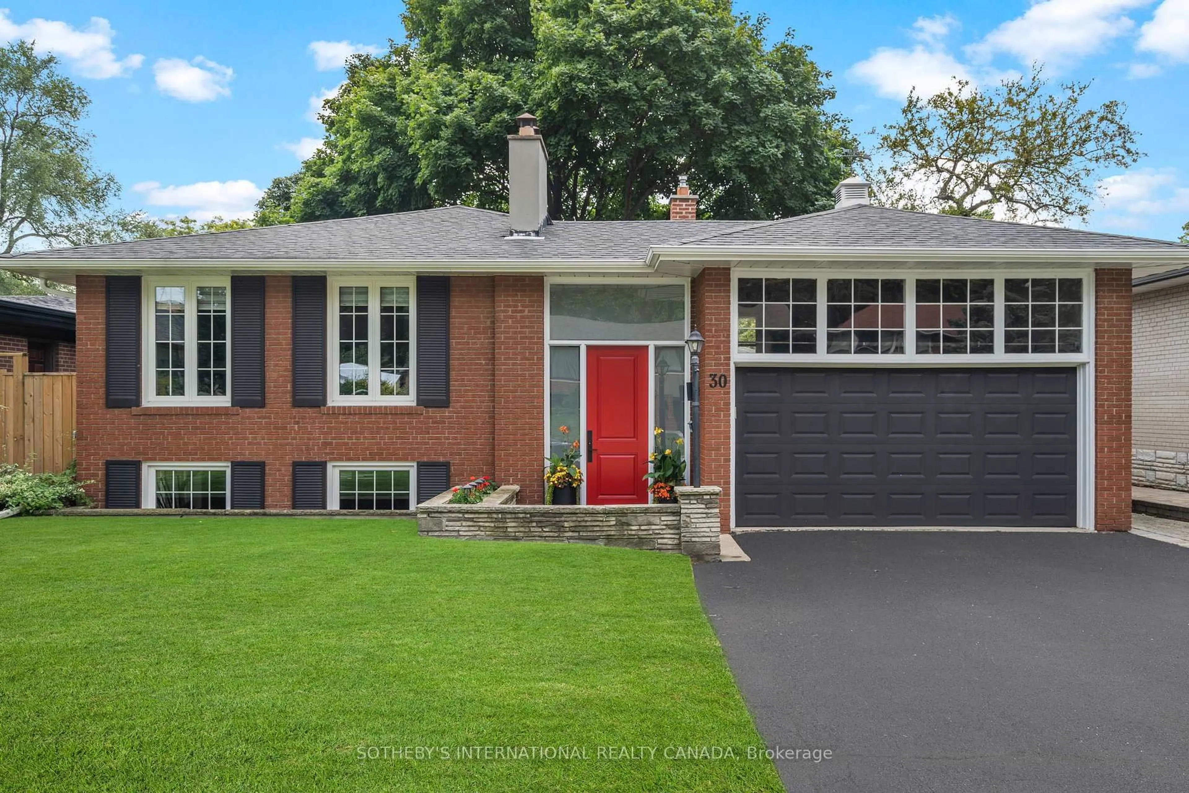 Home with brick exterior material, street for 30 Bearbury Dr, Toronto Ontario M9C 2G9