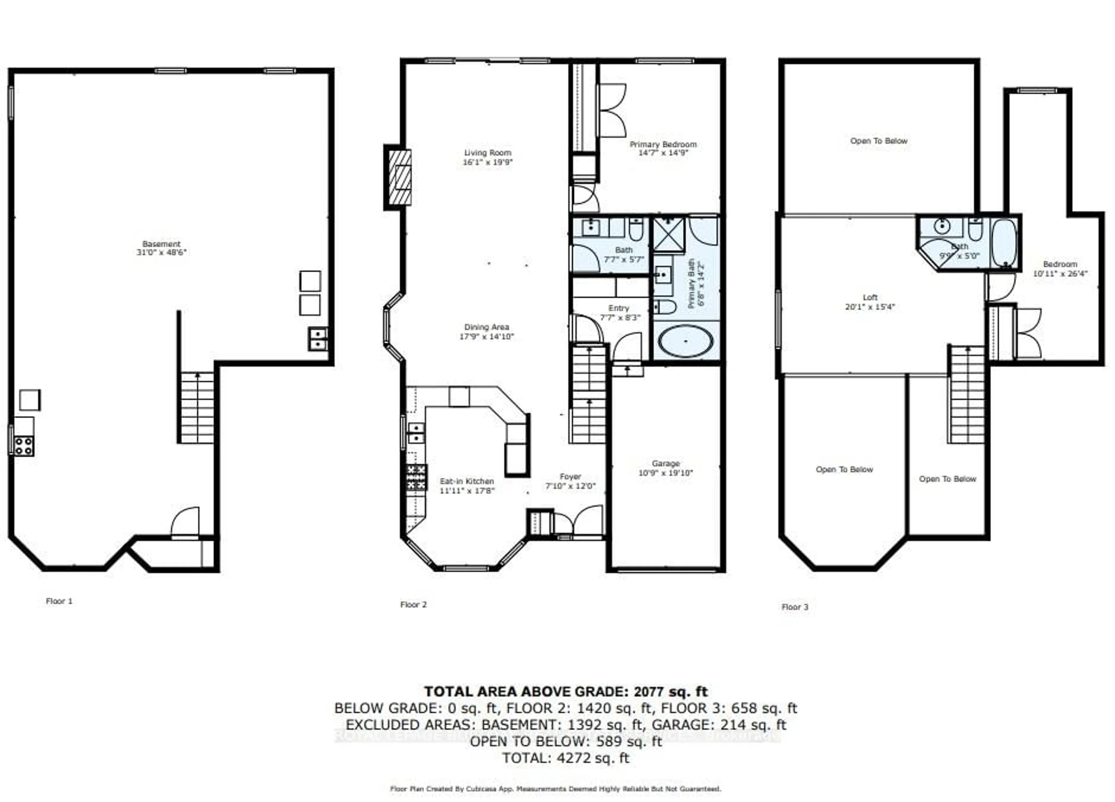 Floor plan for 1150 Carol St #1, Burlington Ontario L7S 2L5
