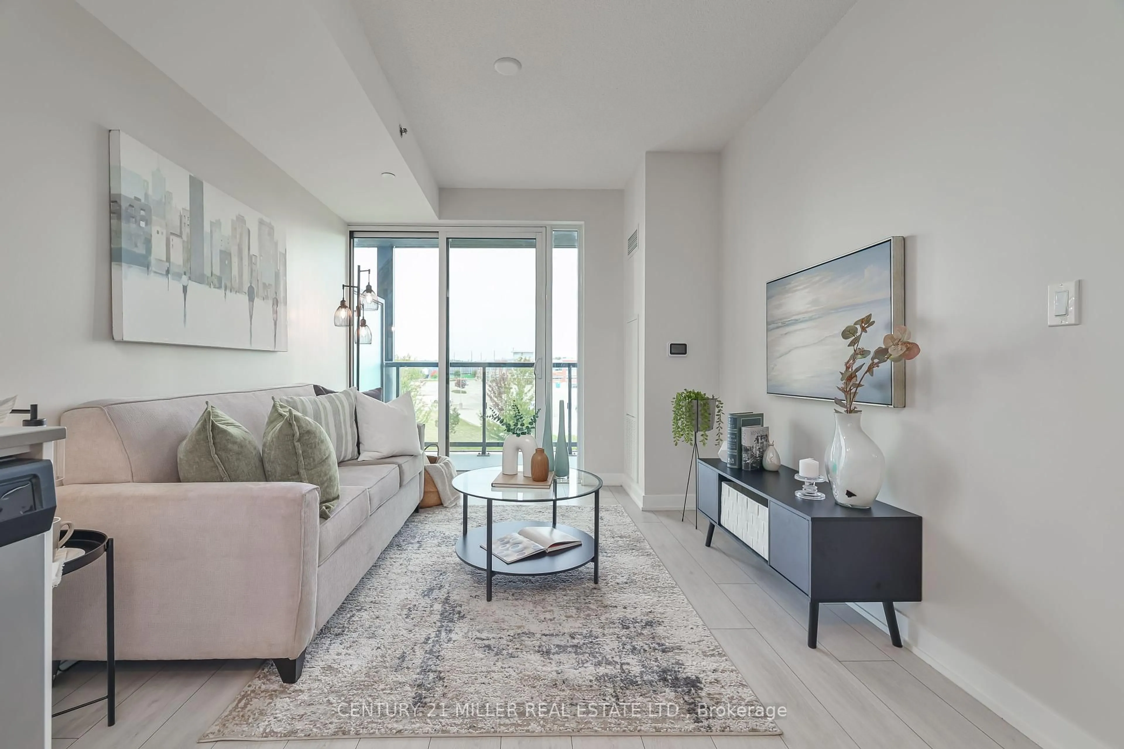 Living room with furniture, unknown for 3210 DAKOTA Common #A313, Burlington Ontario L7M 2A8