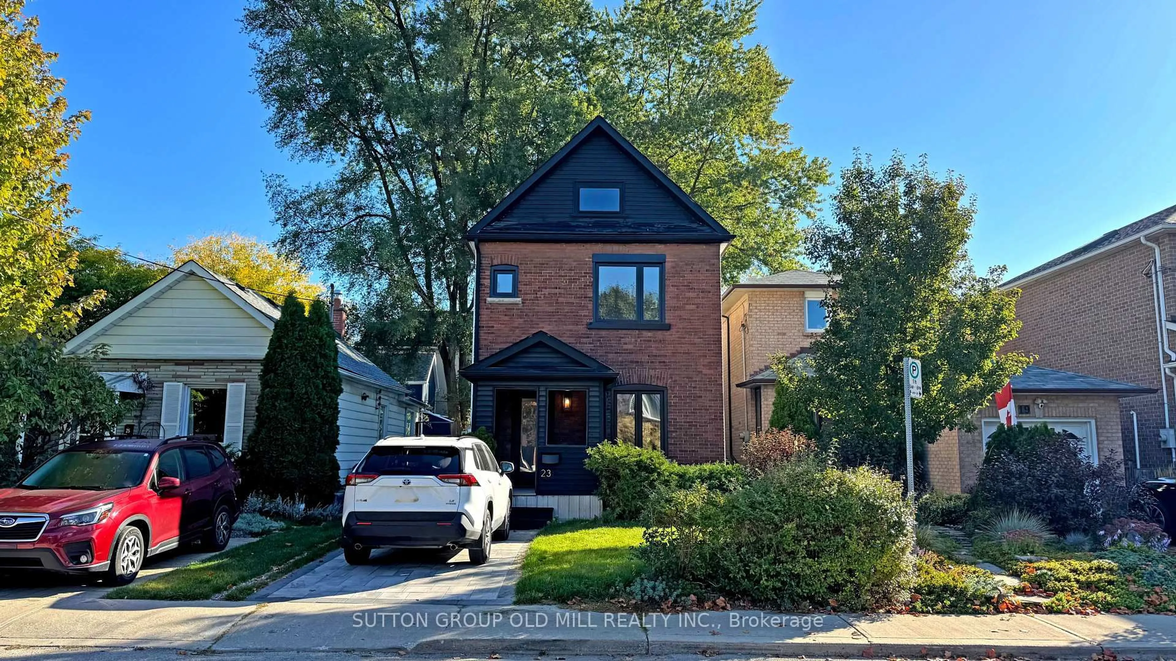 Home with brick exterior material, street for 23 Priscilla Ave, Toronto Ontario M6S 3W1