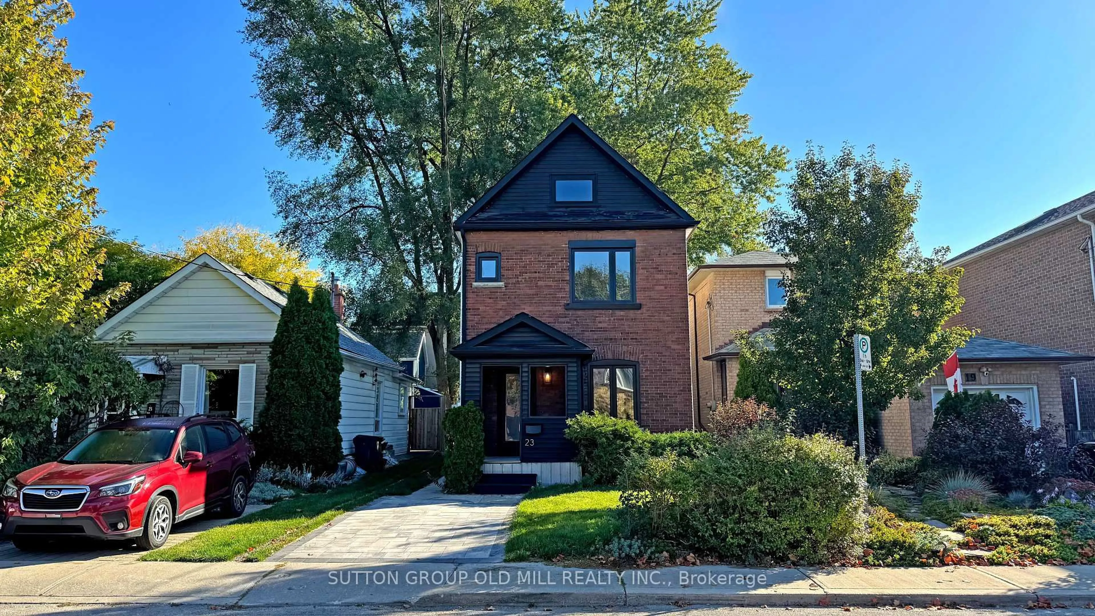 Home with brick exterior material, street for 23 Priscilla Ave, Toronto Ontario M6S 3W1