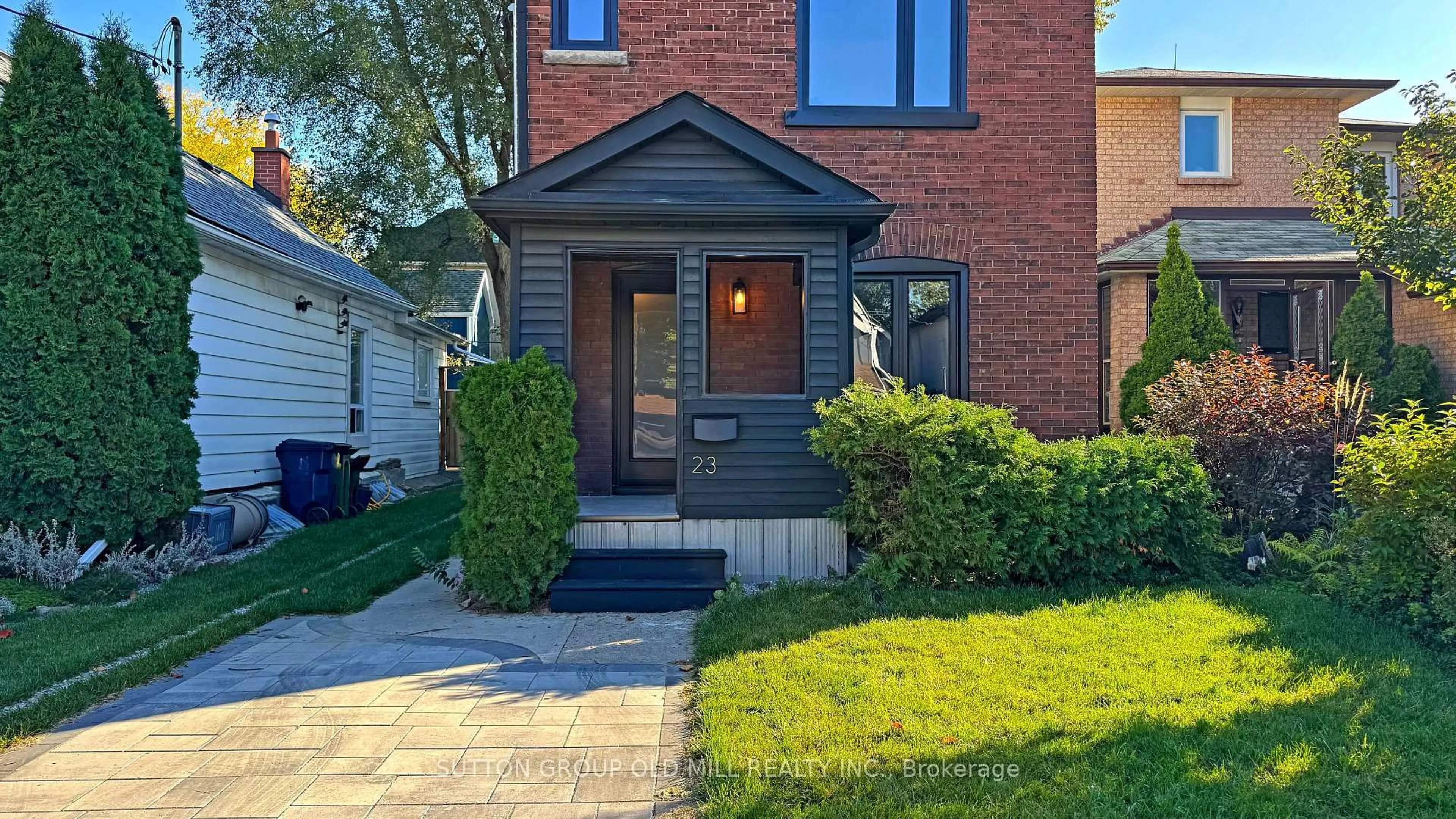 Home with brick exterior material, street for 23 Priscilla Ave, Toronto Ontario M6S 3W1
