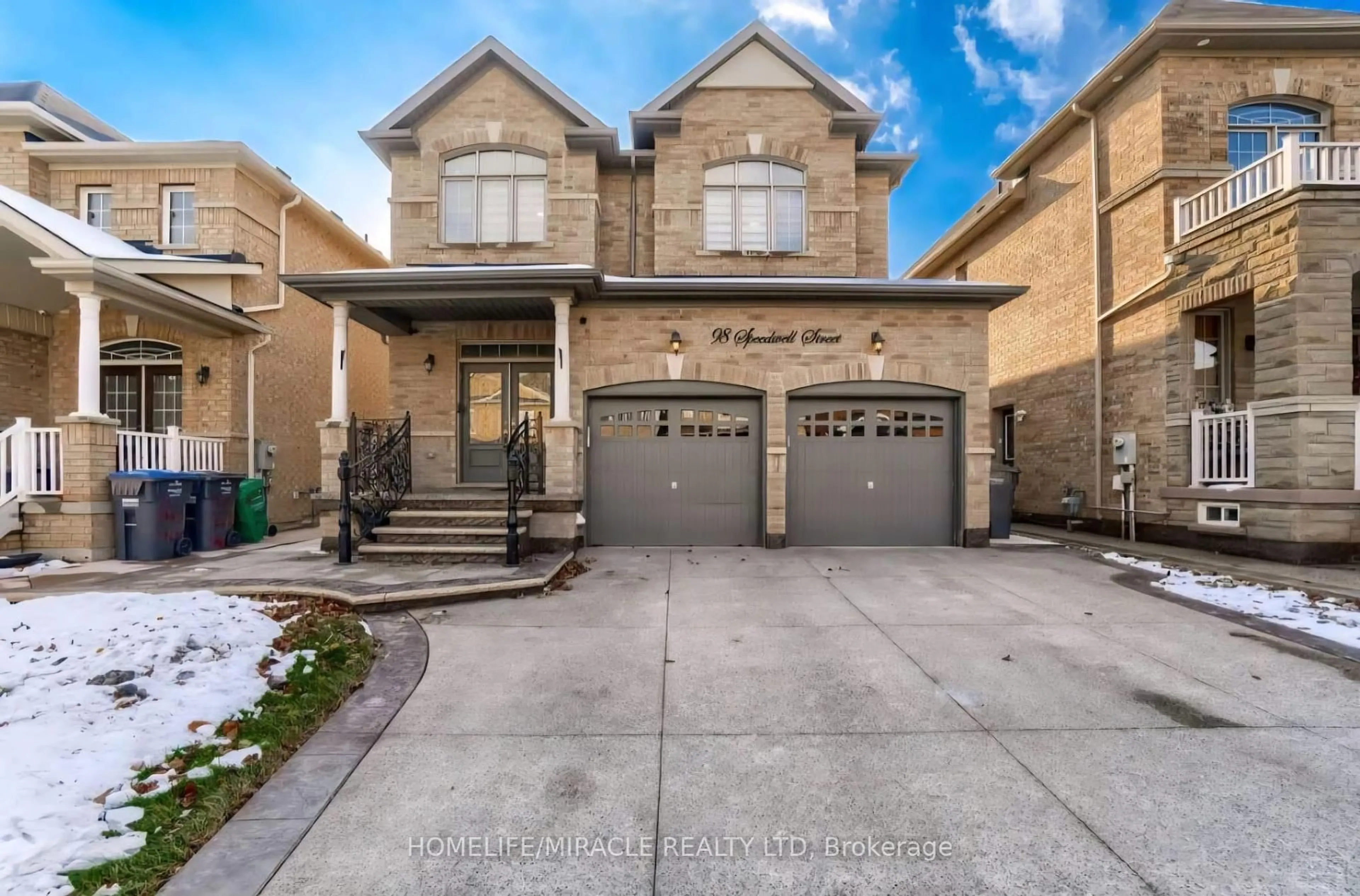 Home with brick exterior material, street for 98 Speedwell St, Brampton Ontario L6X 5H1