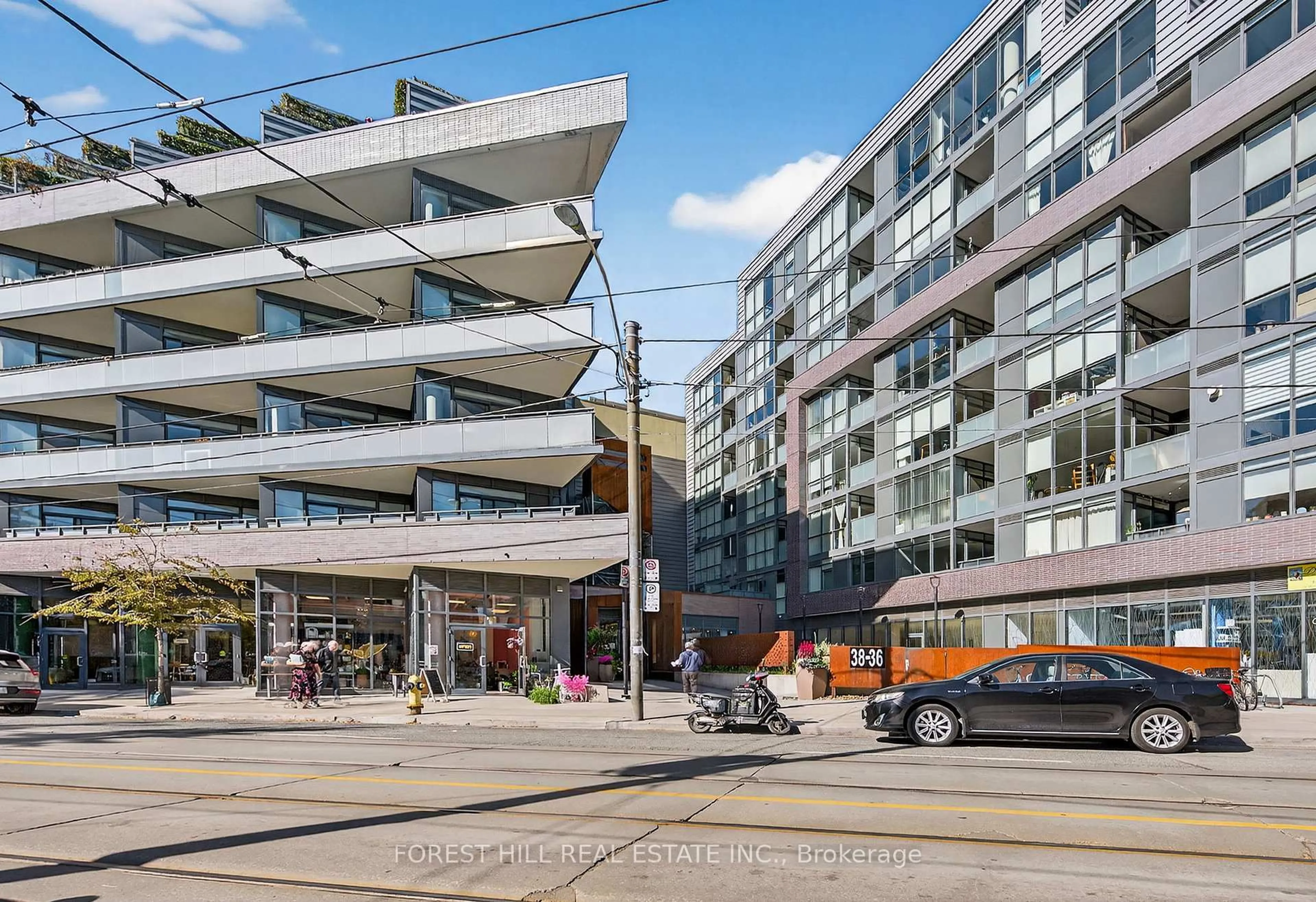 Patio, street for 38 Howard Park Ave #156, Toronto Ontario M6R 0A5